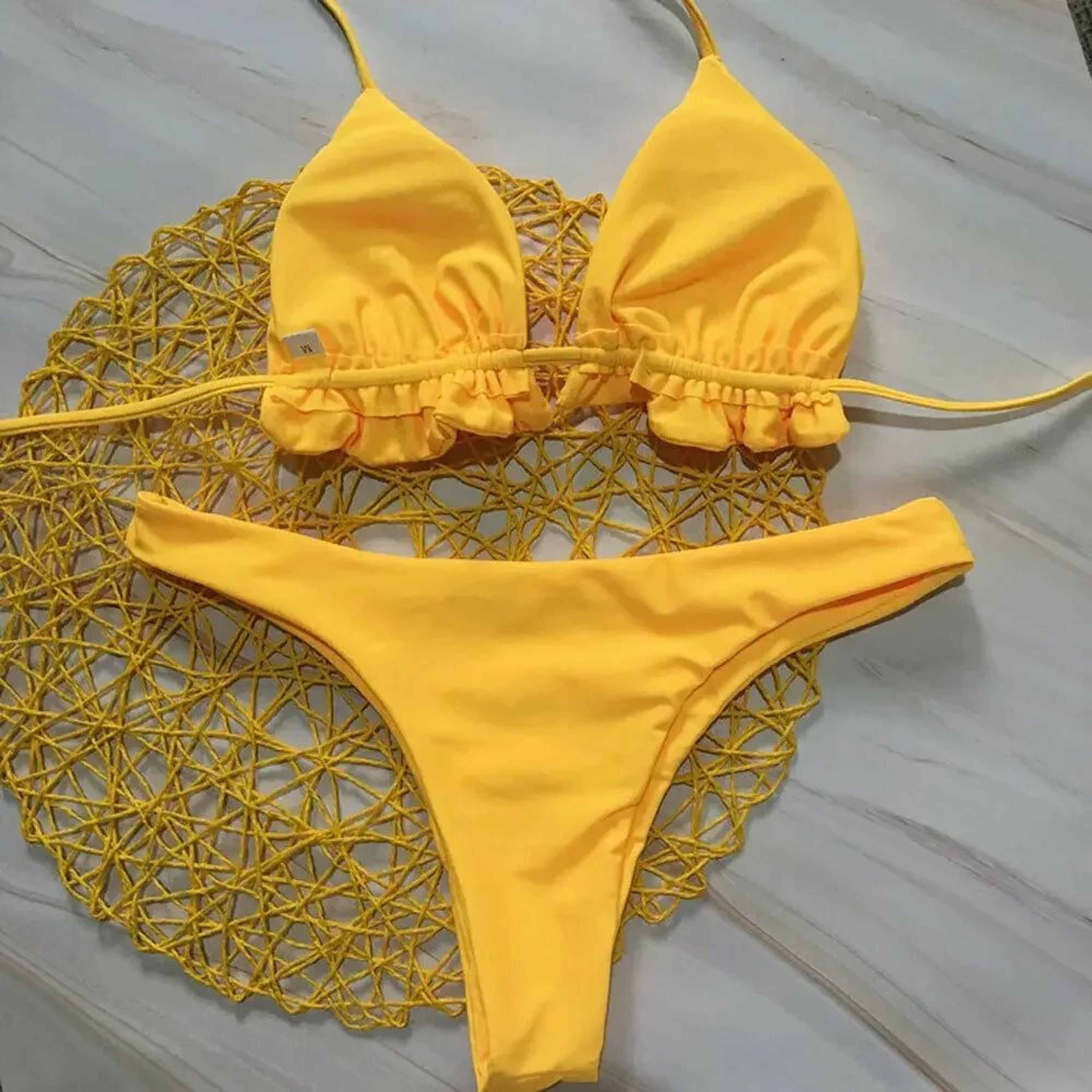 Sexy Brazilian PushUp Bikini Set Women 2Piece Bandage Swimwear 3