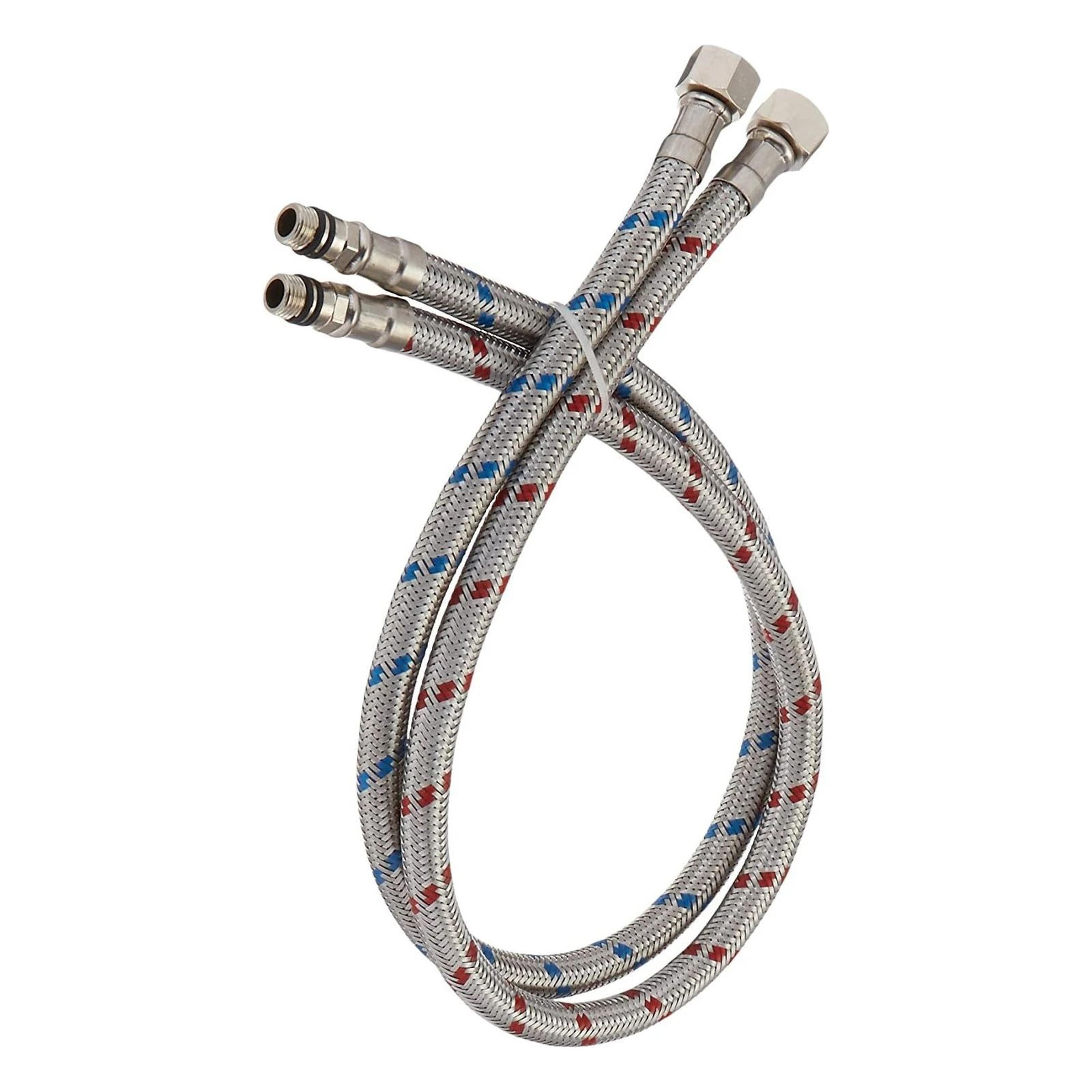 24inch Stainless Steel Faucet Connector Supply Hose 2Pack 6