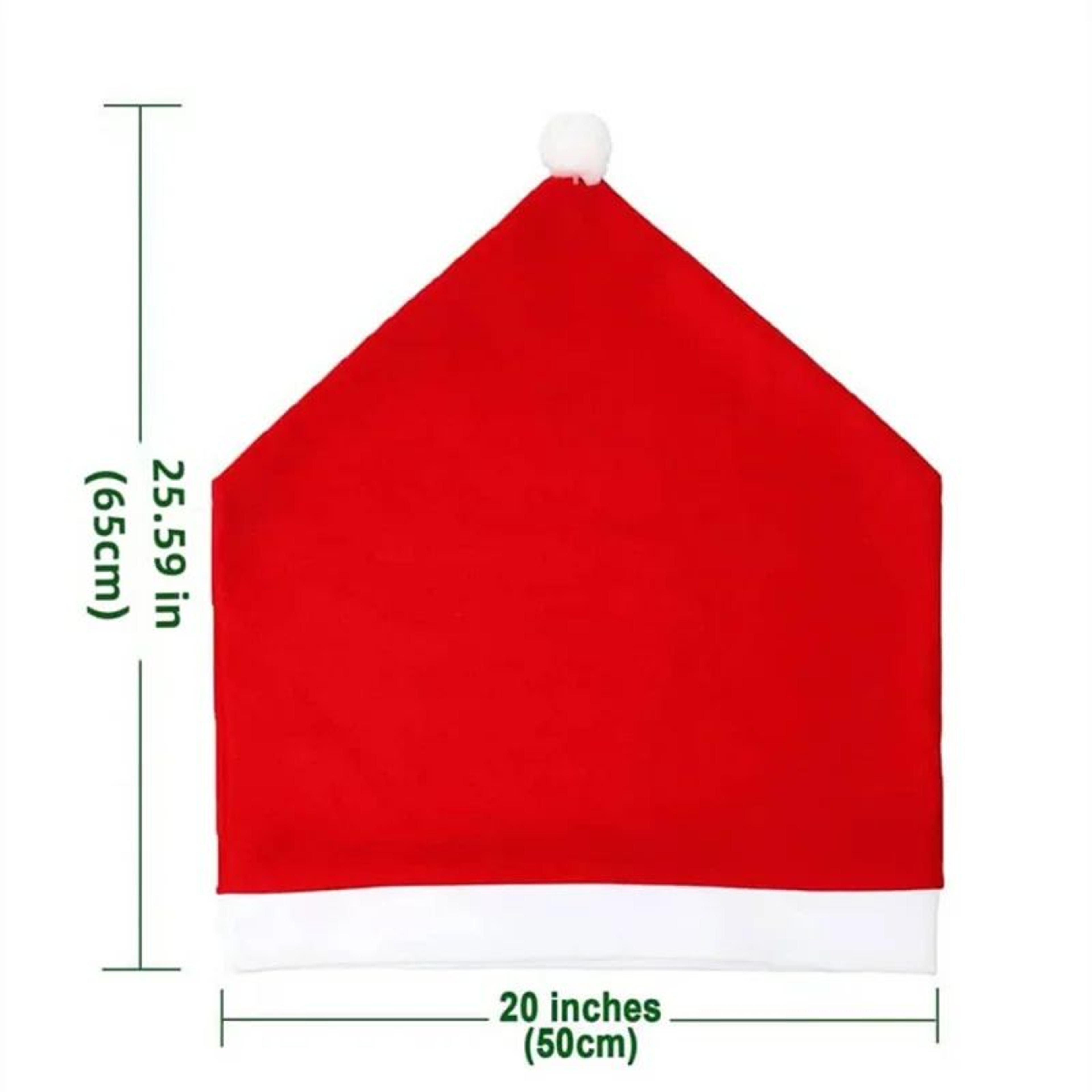 4pcs Christmas Chair Covers Festive Holiday Dining Chair Decor Set 2