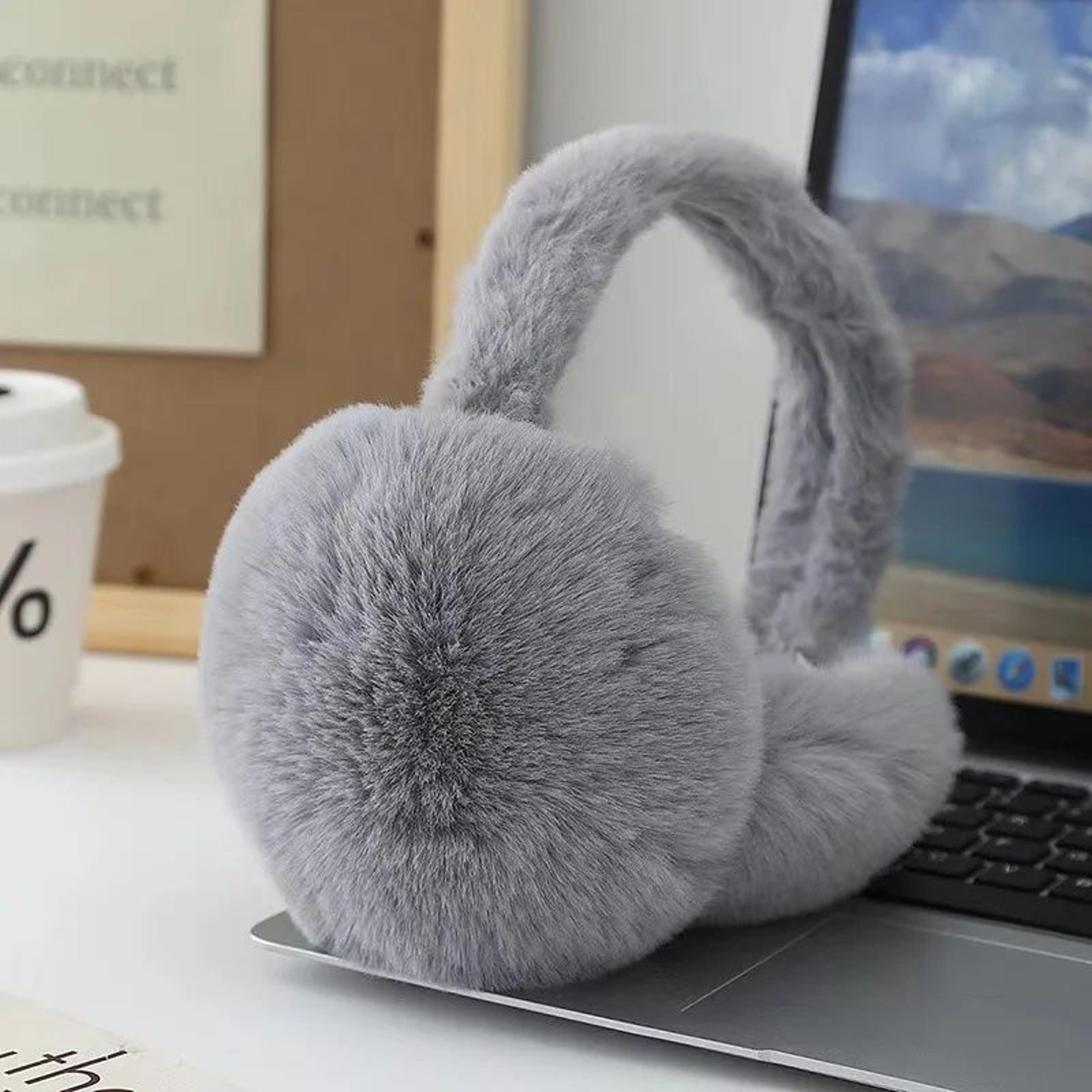 Foldable Plush Winter Ear Protectors For Kids 7