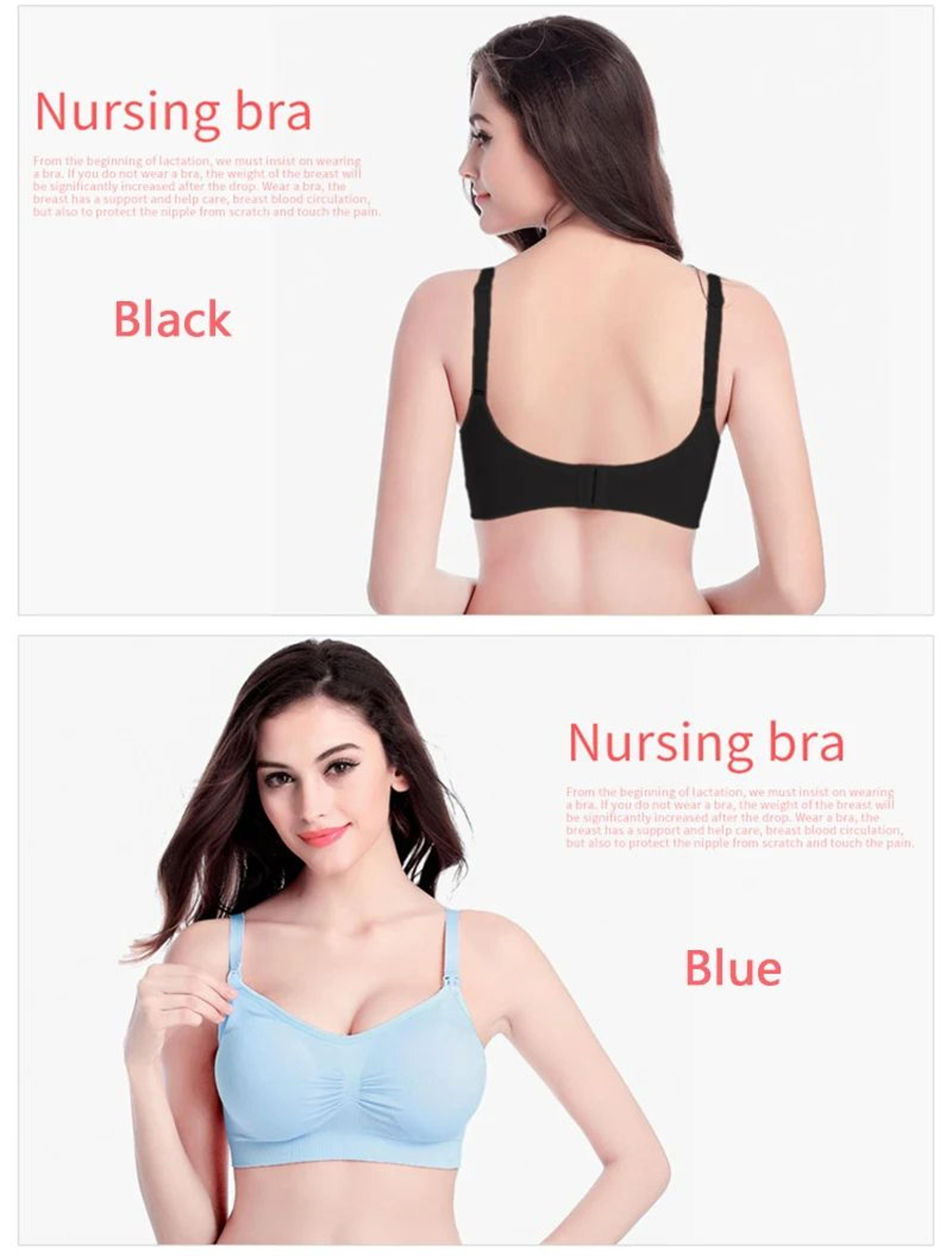 Wireless Maternity Nursing Bra For Breastfeeding 12