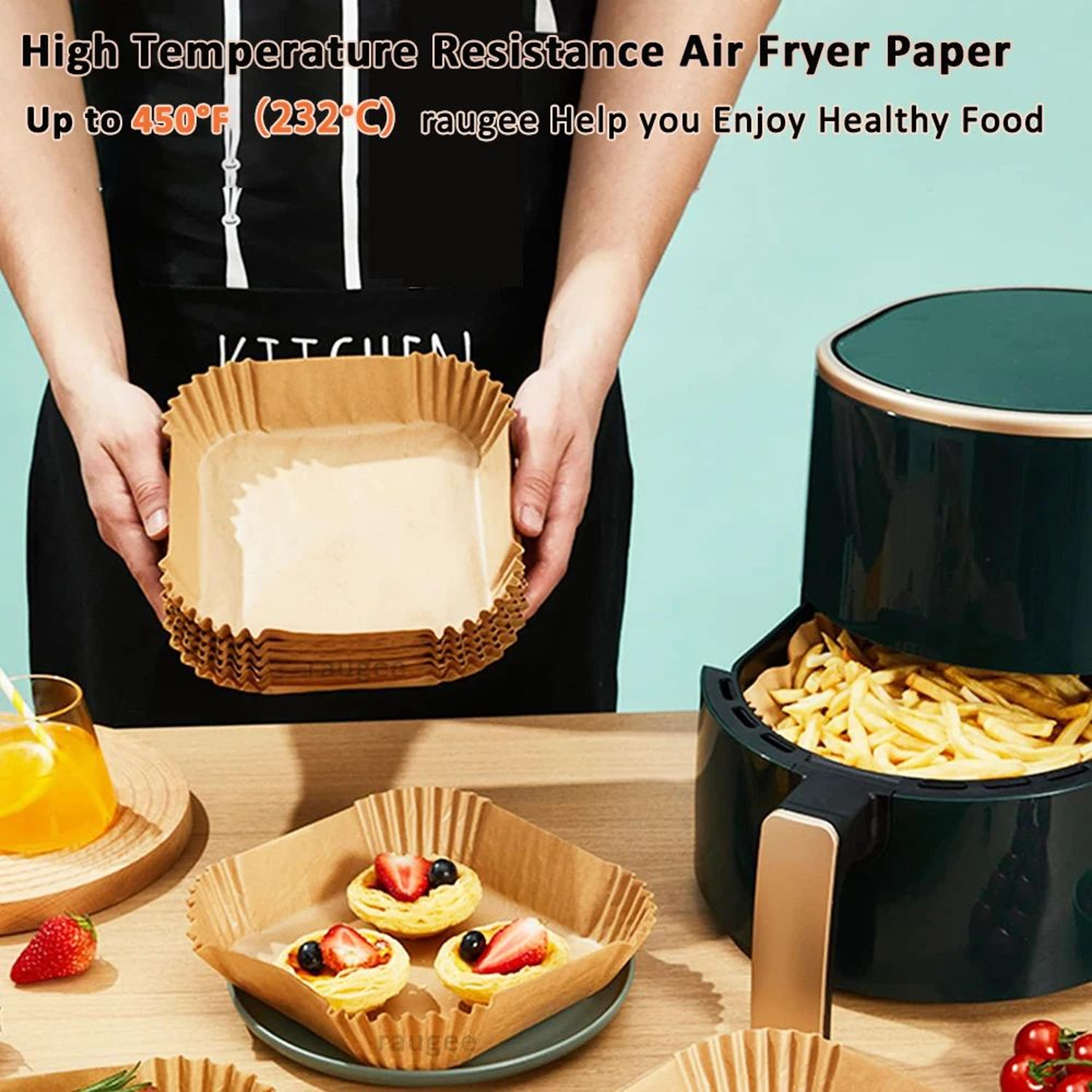 100 Pcs Disposable Air Fryer Baking Paper Liners 1