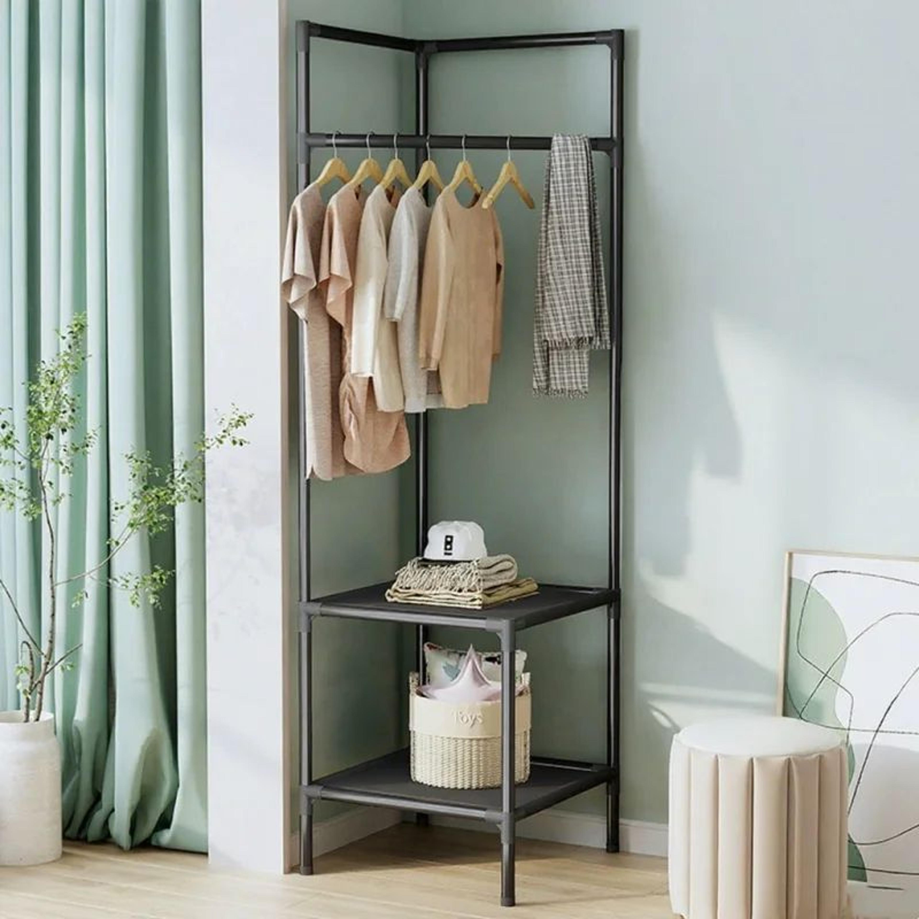 MultiLayer Corner Coat And Hat Rack 2