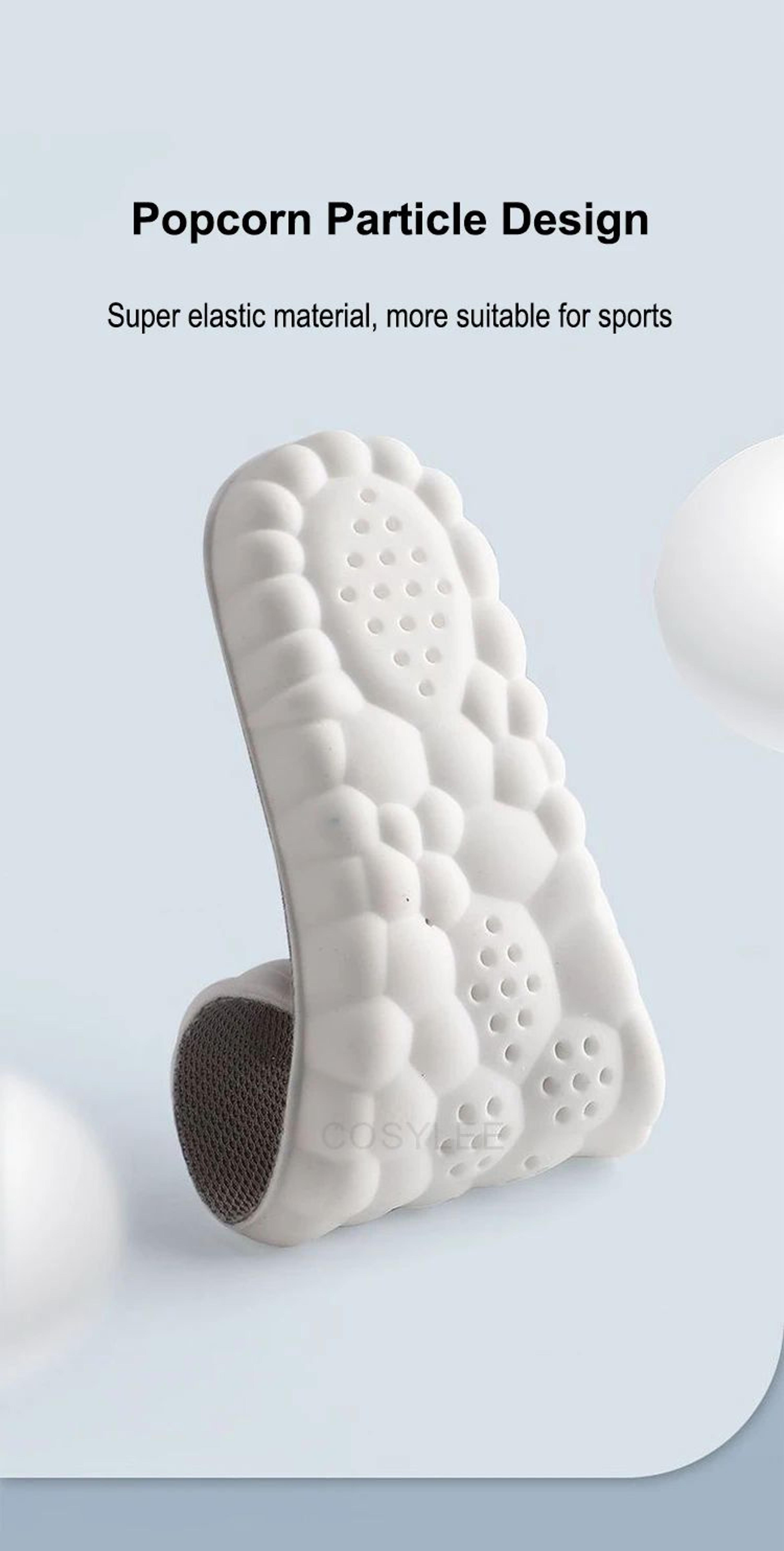 High Elasticity Latex Sport Insoles With Arch Support Cushion 9