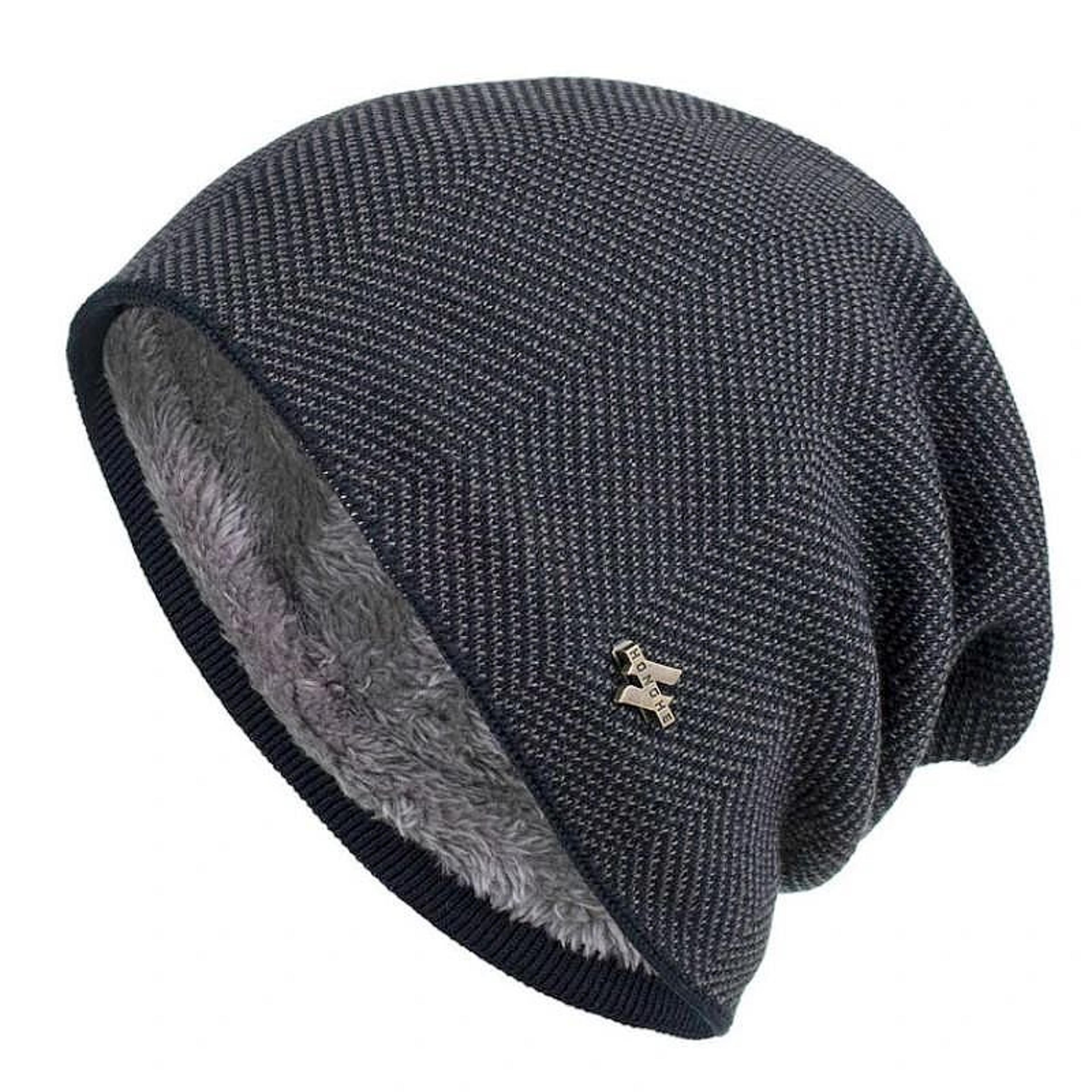 Unisex Thick Knitted Winter Beanie Hat 15
