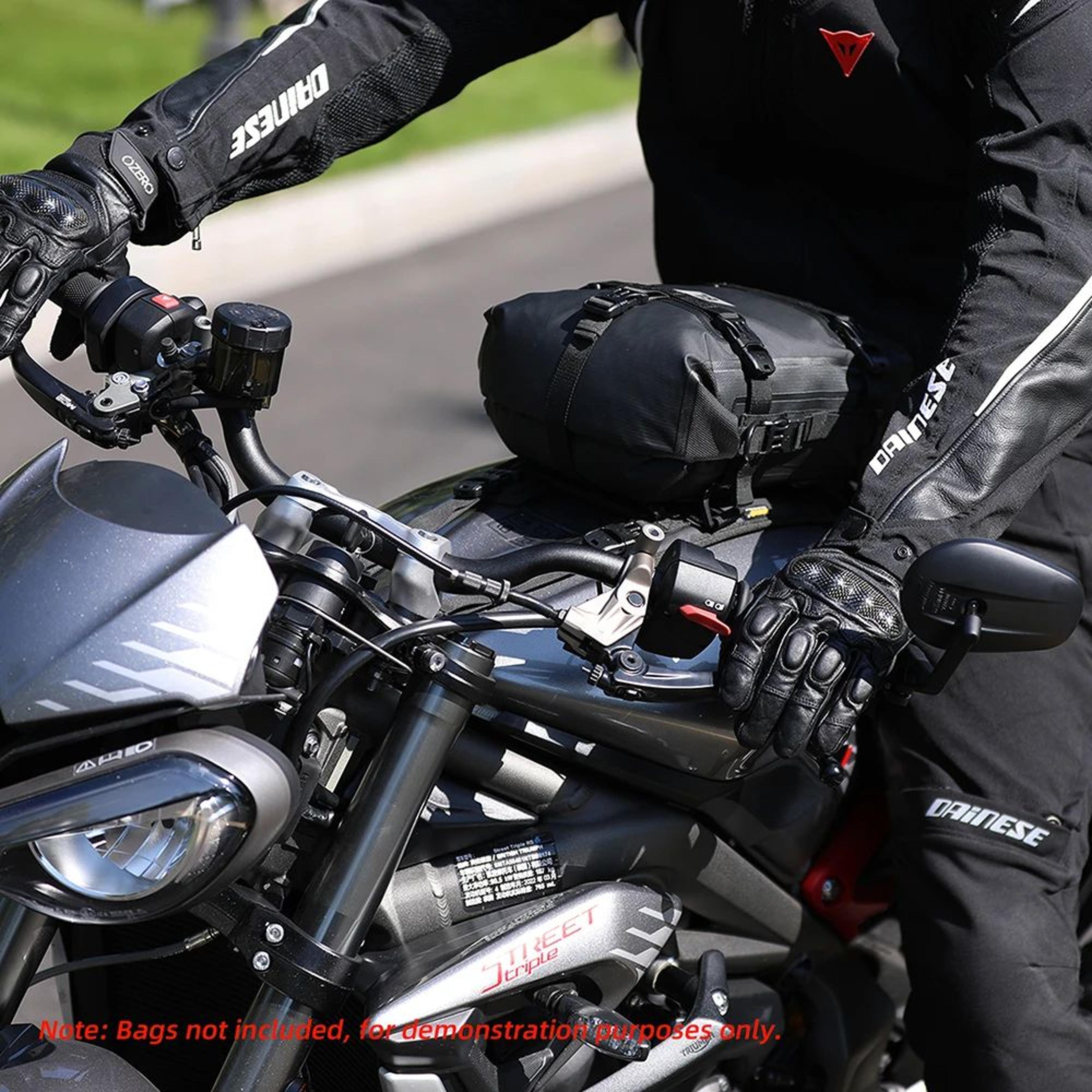 Universal Motorcycle Tank Bag Base With OffRoad Vest Set 4