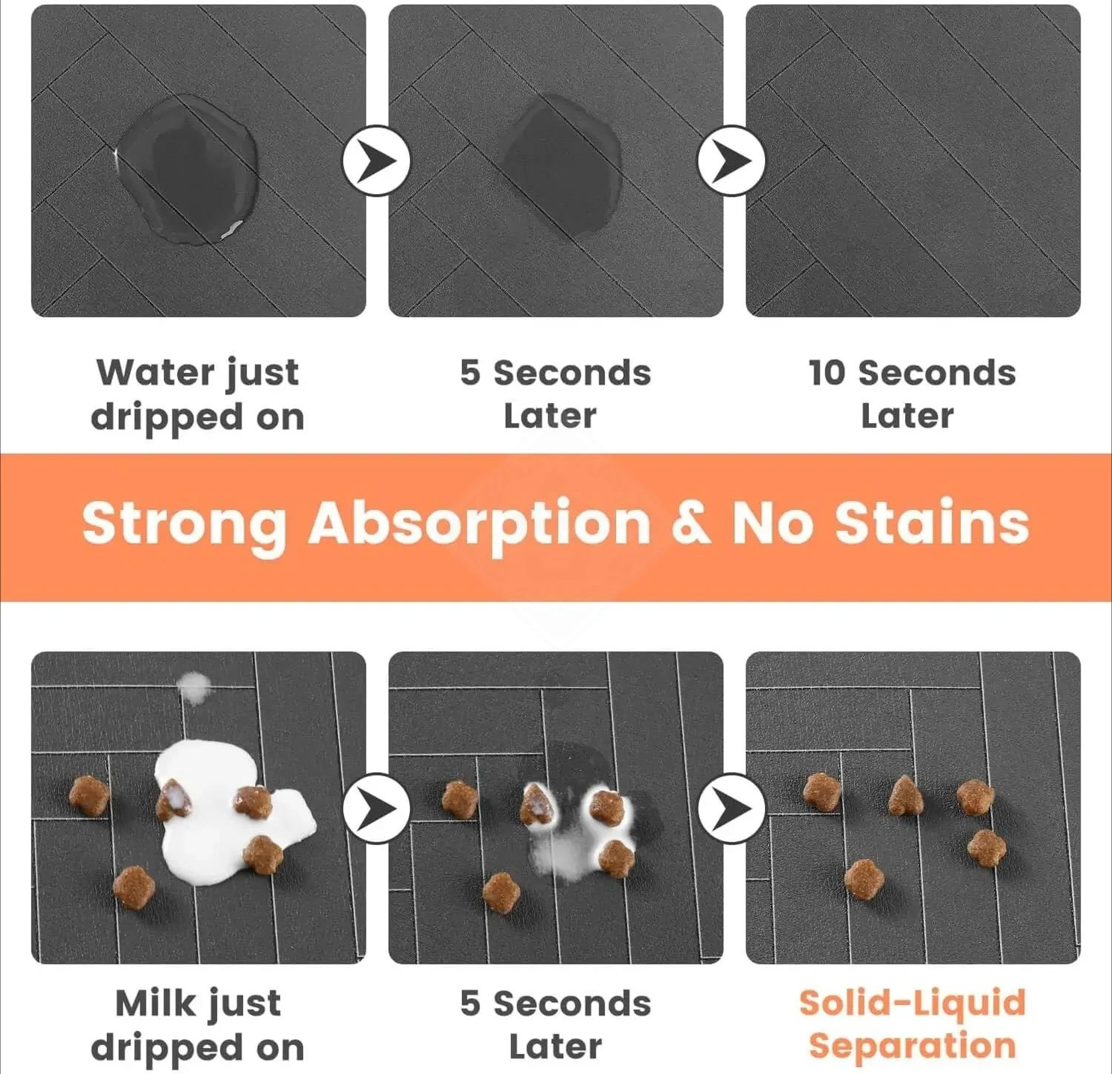 Waterproof Absorbent Pet Feeding Mat For Dog And Cat 1