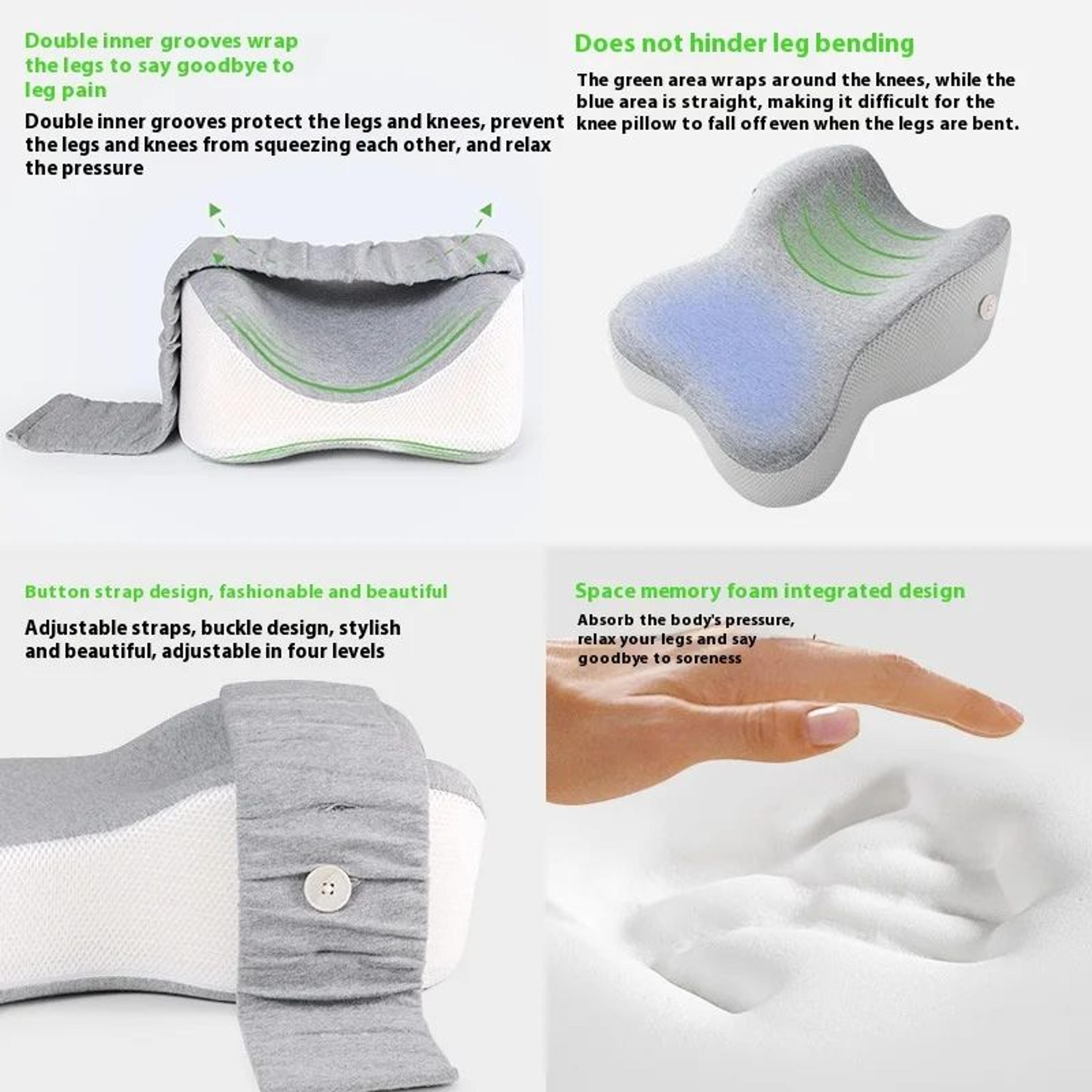 Orthopedic SlowRebound Memory Cotton Leg And Knee Pillow 2