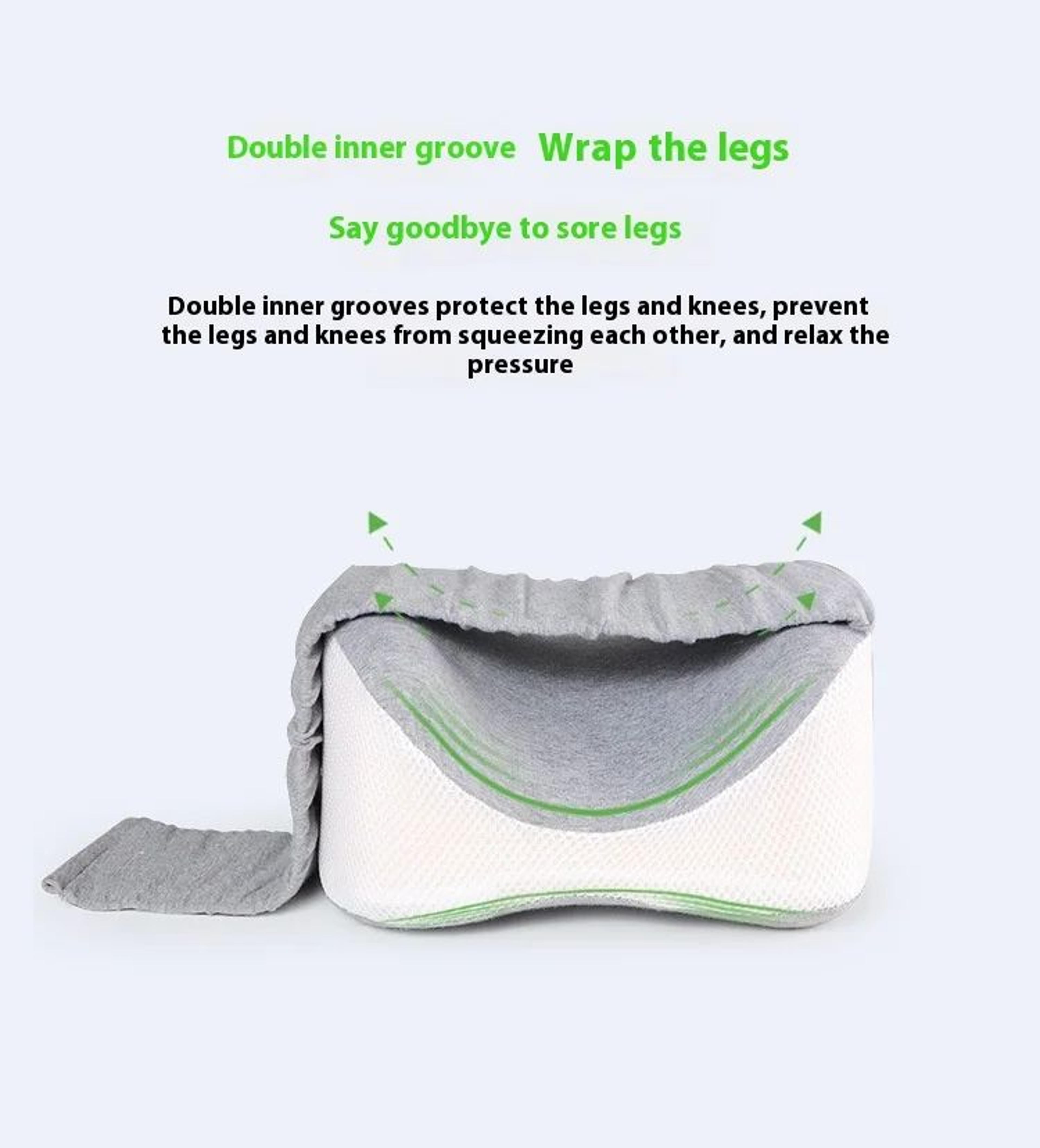 Orthopedic SlowRebound Memory Cotton Leg And Knee Pillow 8