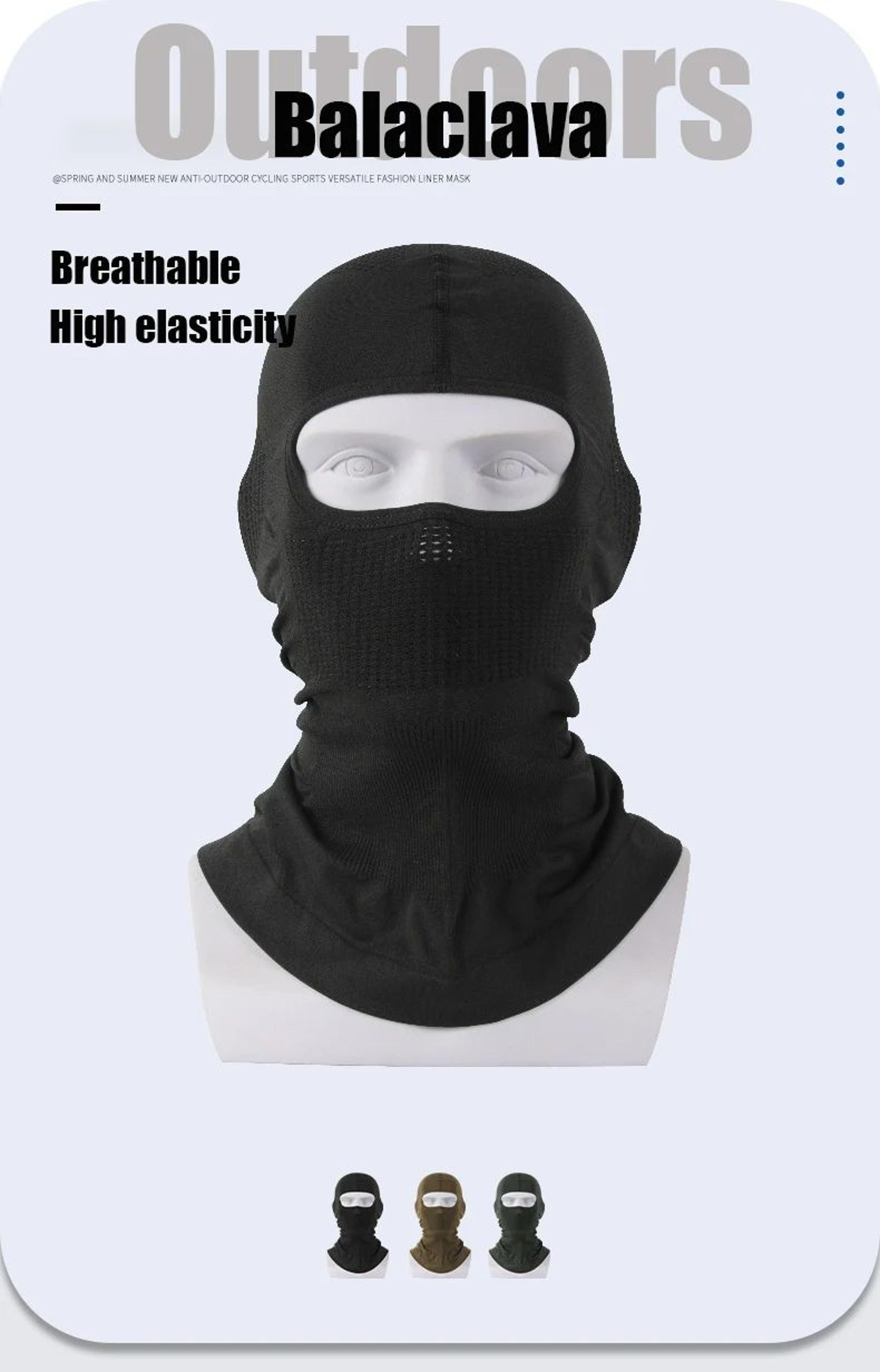 High Elastic Breathable Balaclava Face Mask 6