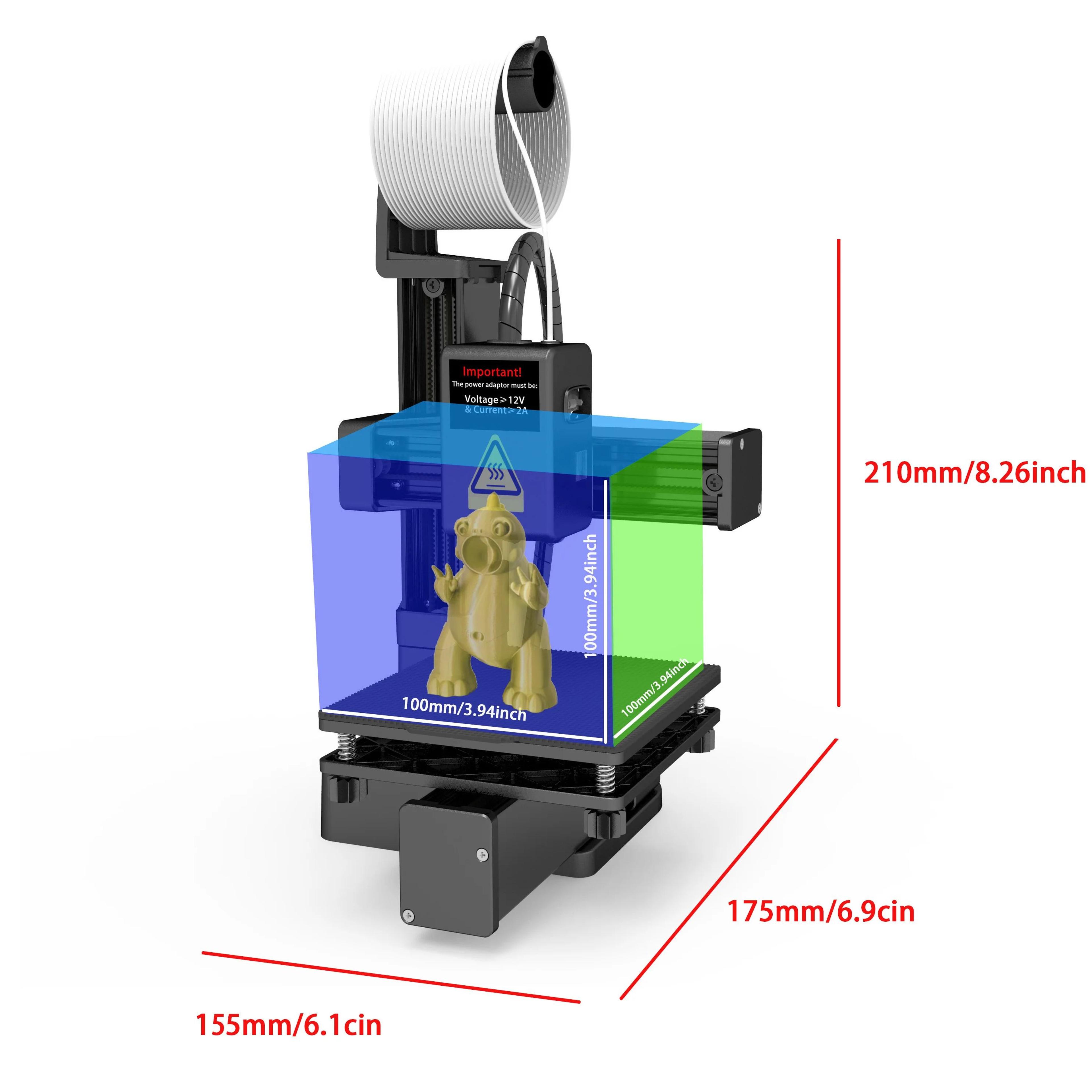 EasyThreed EntryLevel 3D Printer With Power Adapter 1