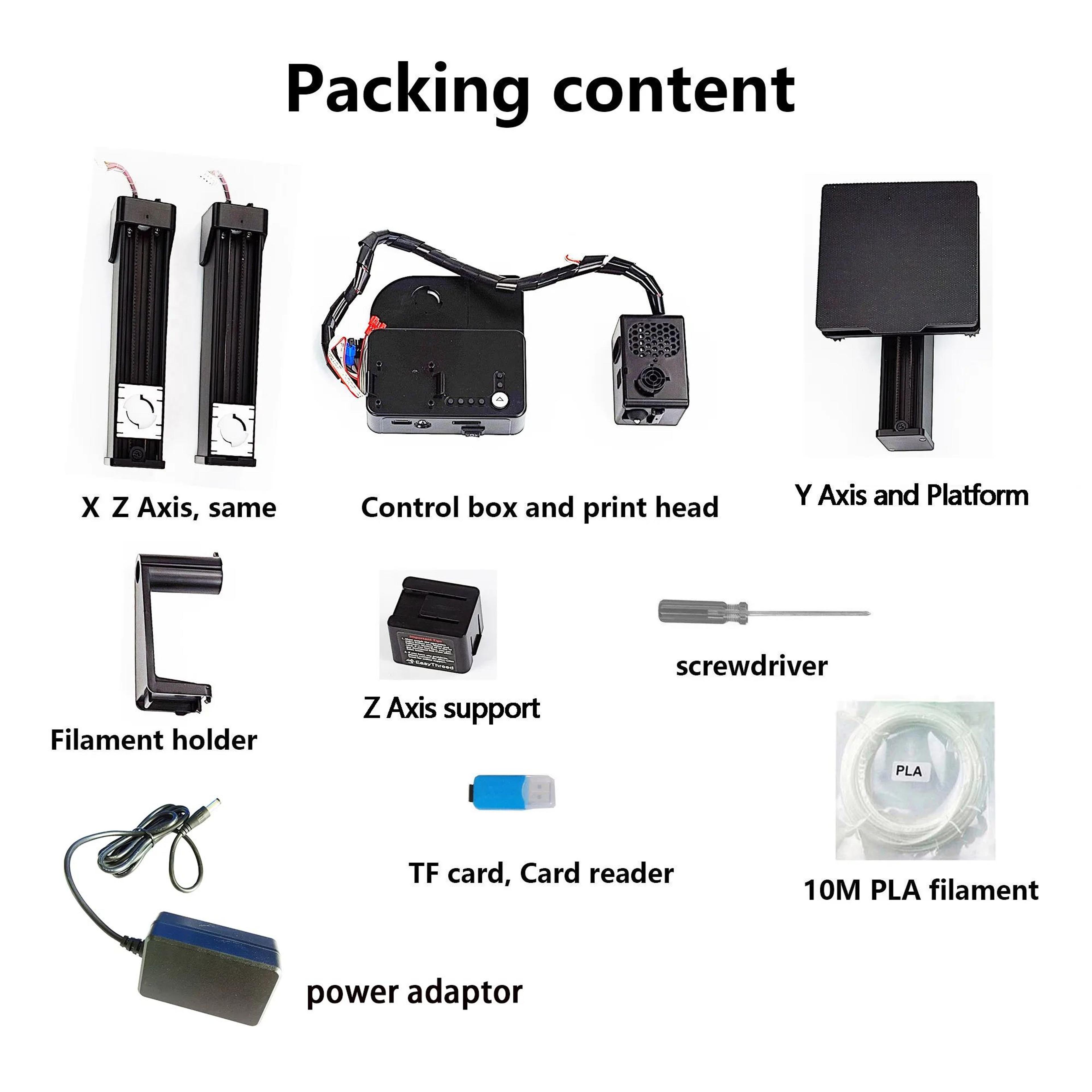EasyThreed EntryLevel 3D Printer With Power Adapter 9