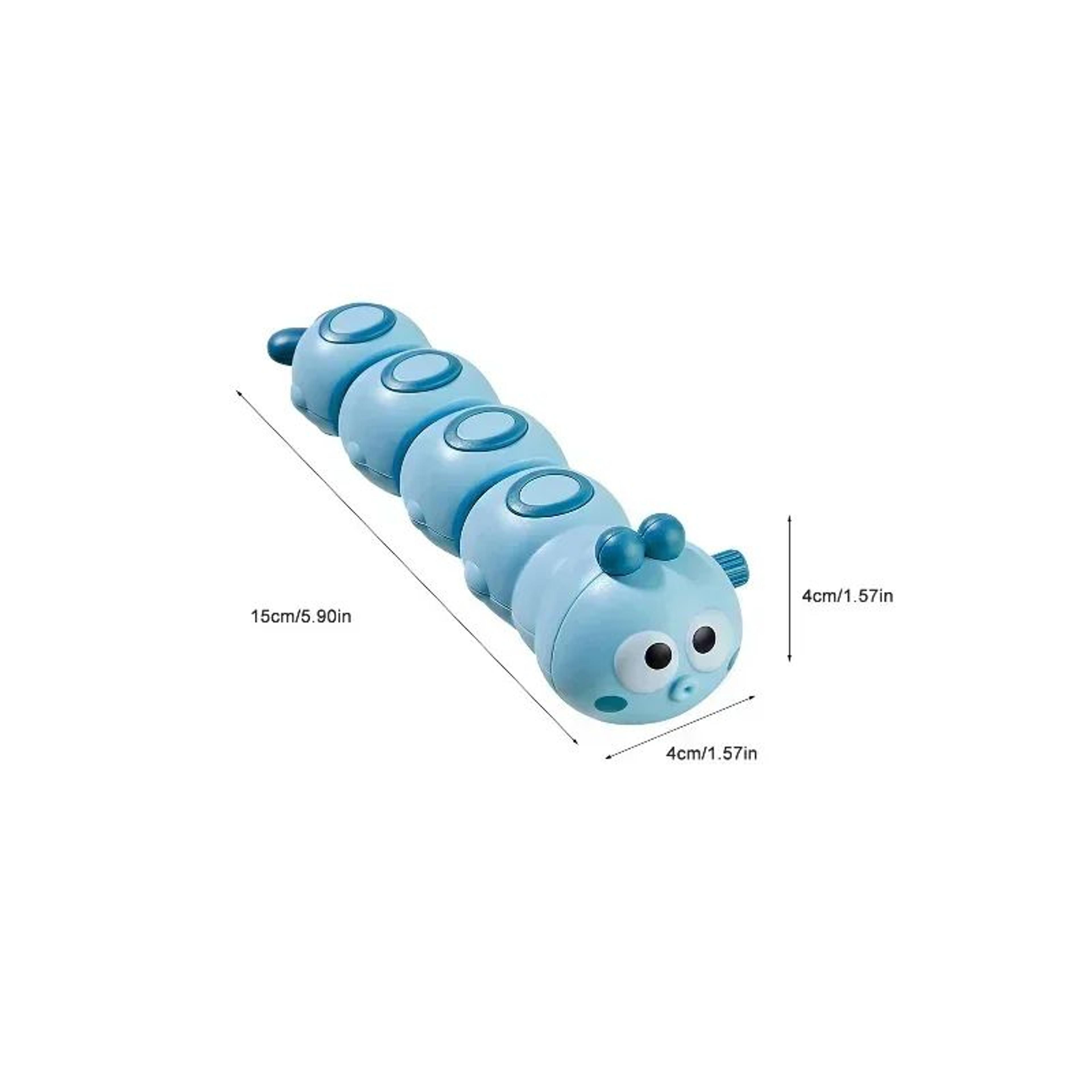 Cartoon Clockwork Caterpillar Crawling WindUp Toy 7