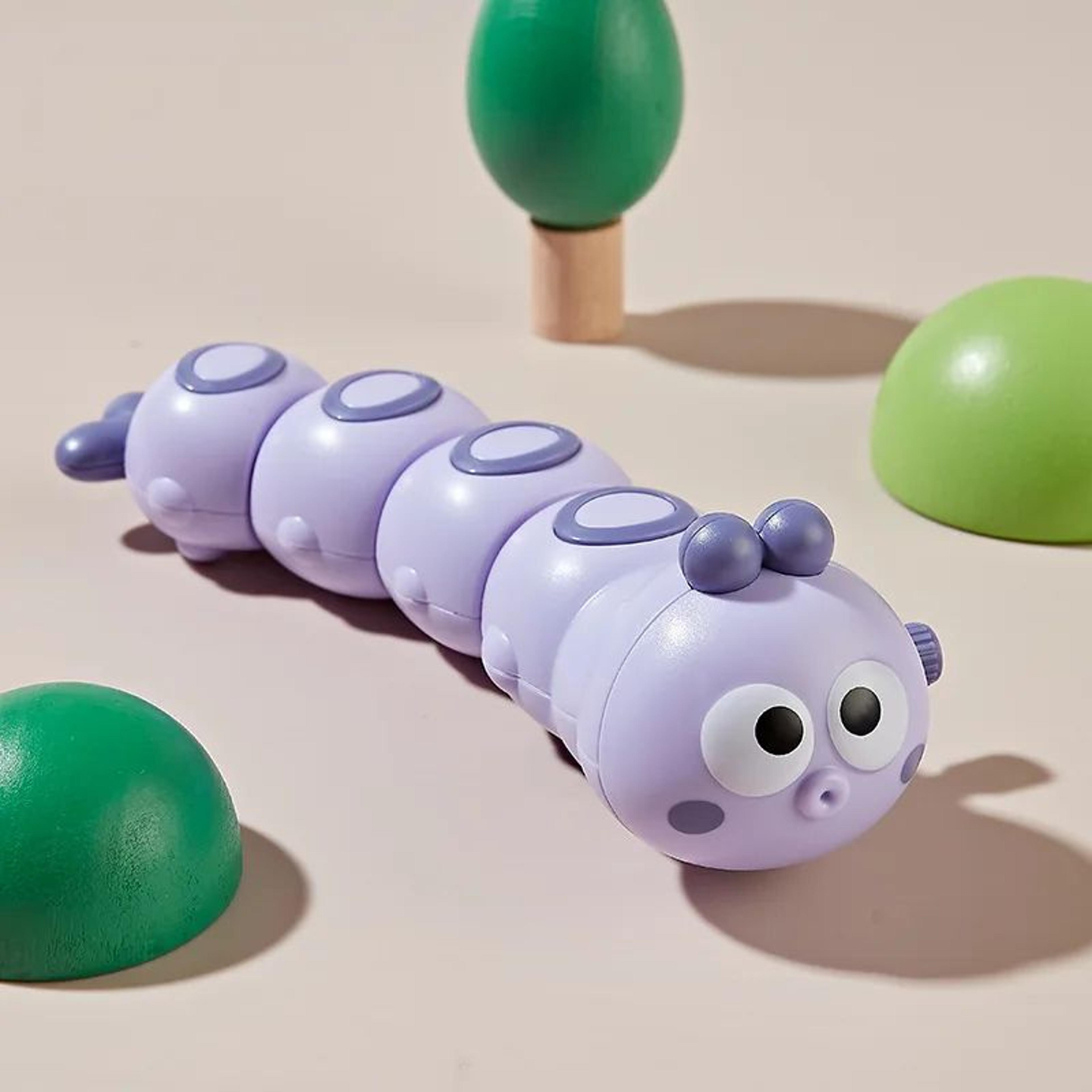 Cartoon Clockwork Caterpillar Crawling WindUp Toy 12
