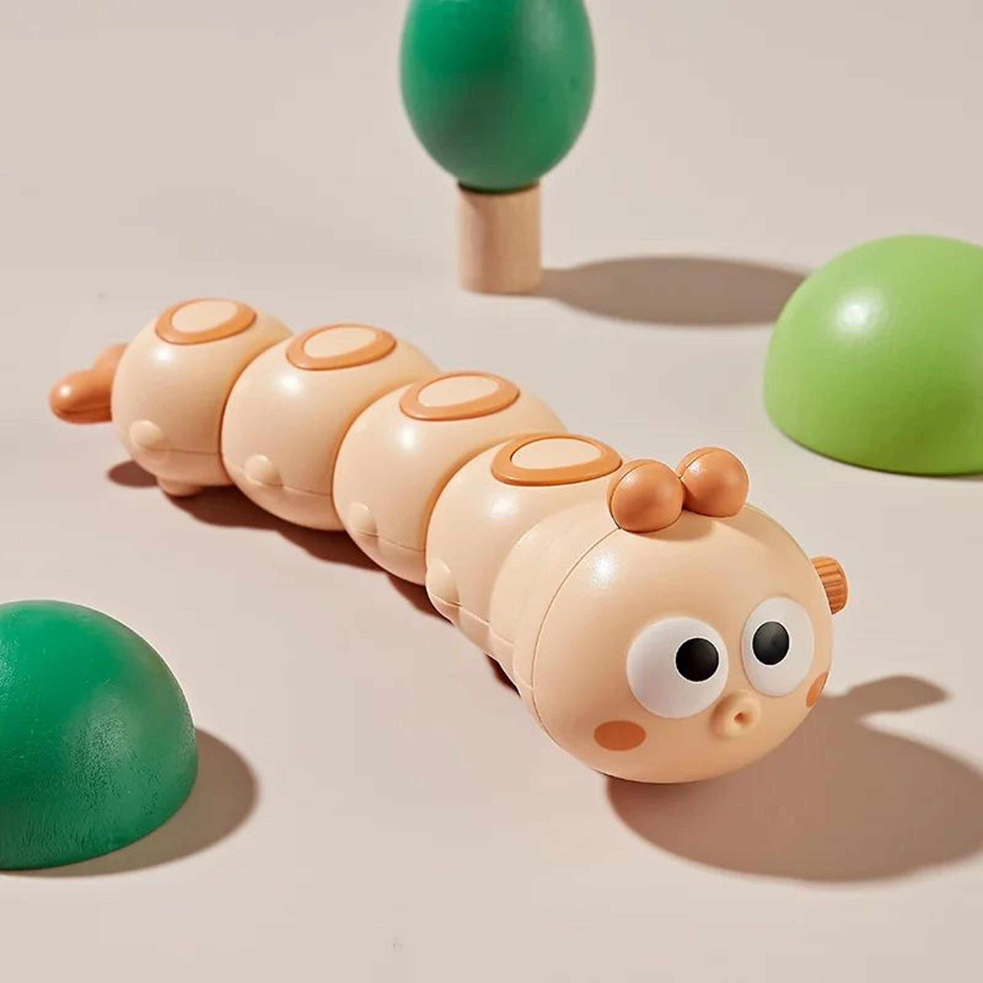 Cartoon Clockwork Caterpillar Crawling WindUp Toy 13