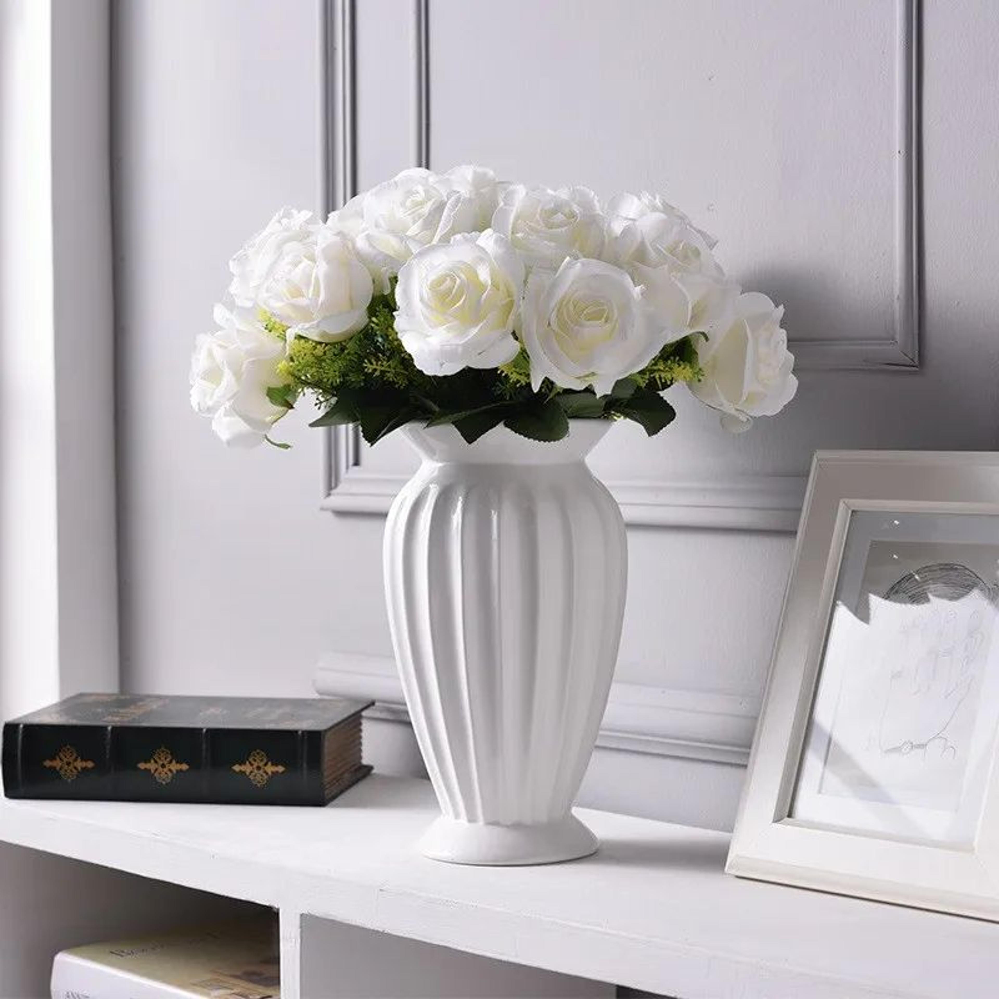 modern minimalist europe style ceramic flower vase