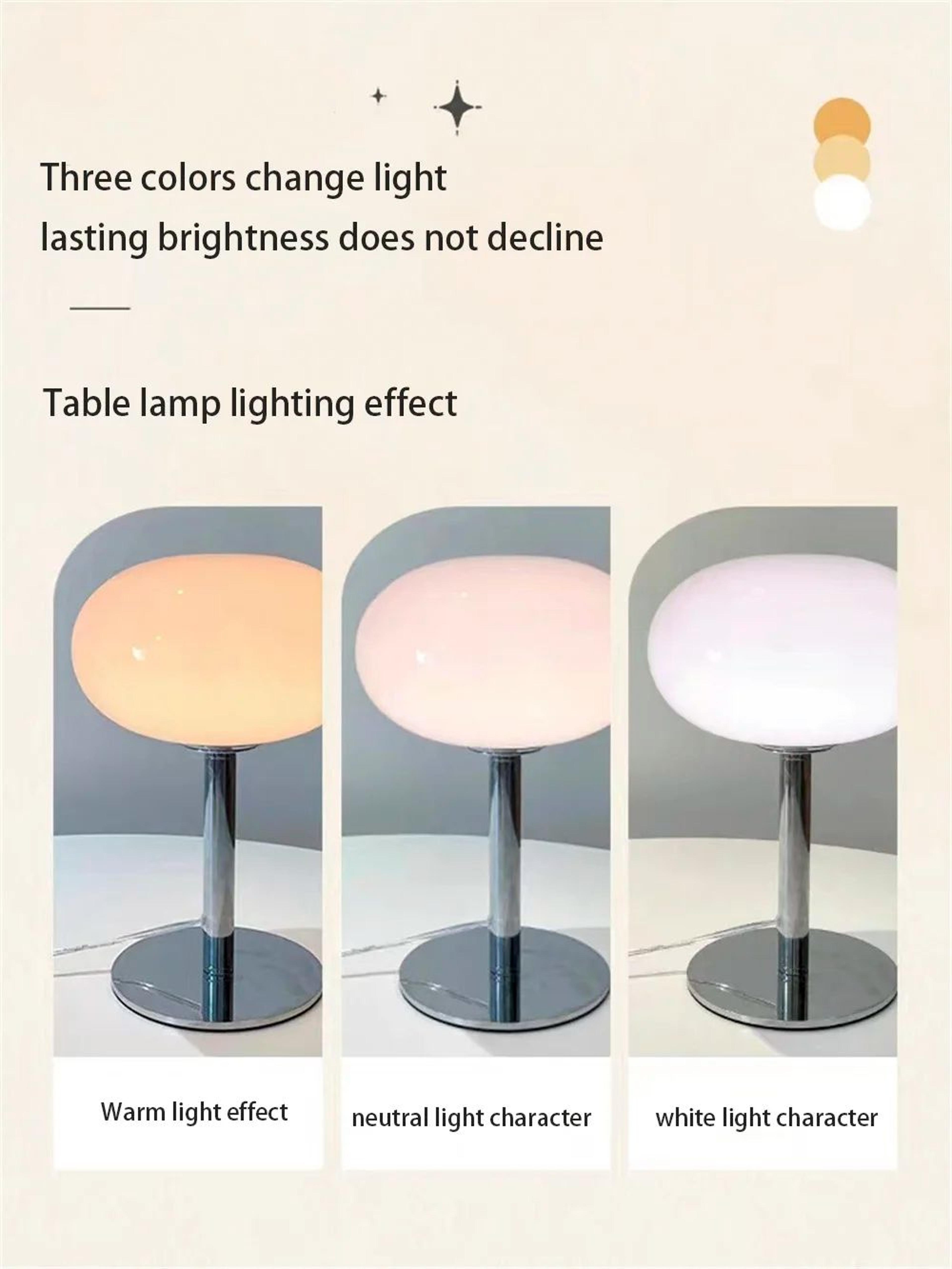 Medieval Cream Glass Lollipop Table Lamp 6
