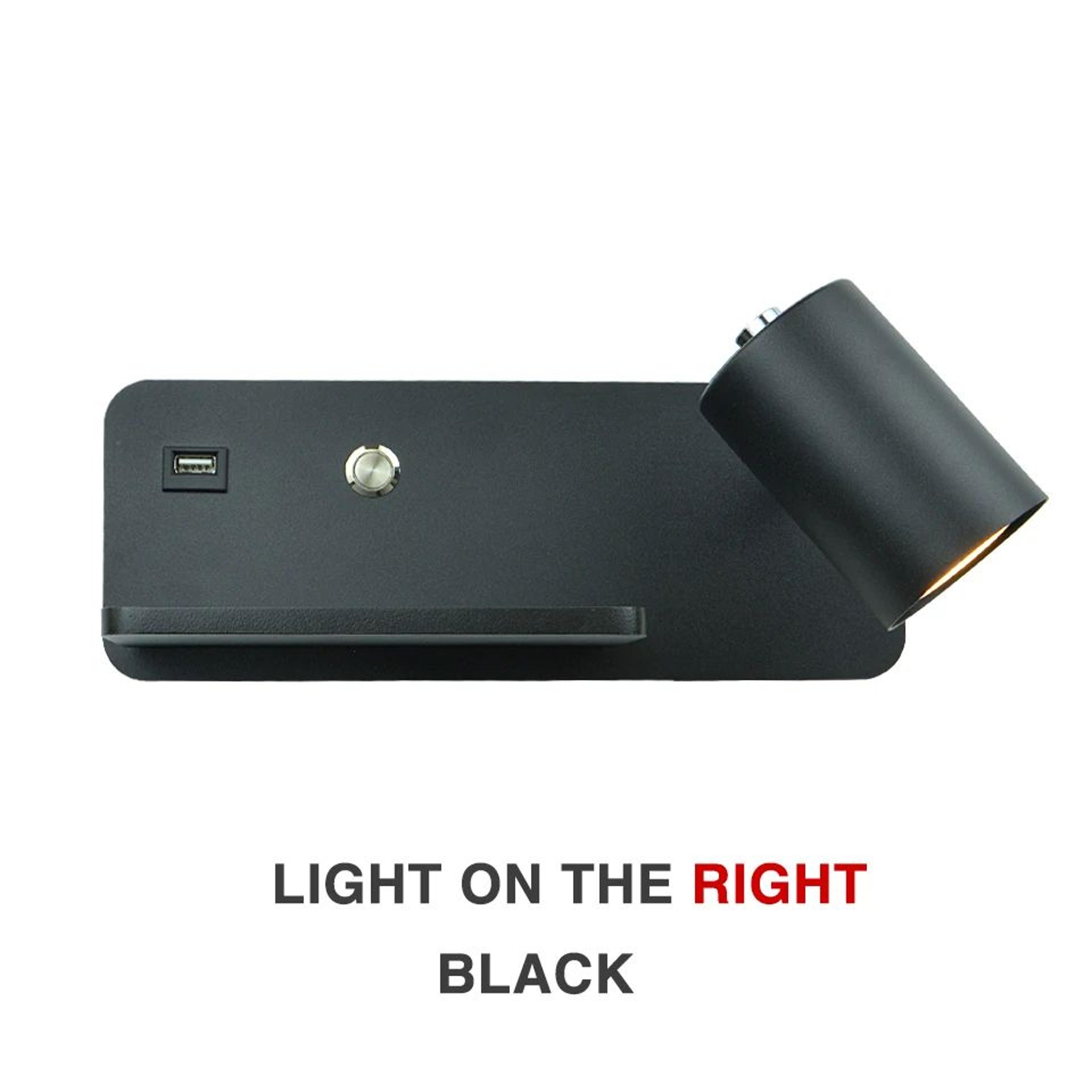 Nordic USB And Wireless Charging LED Wall Lamp 5 W 12