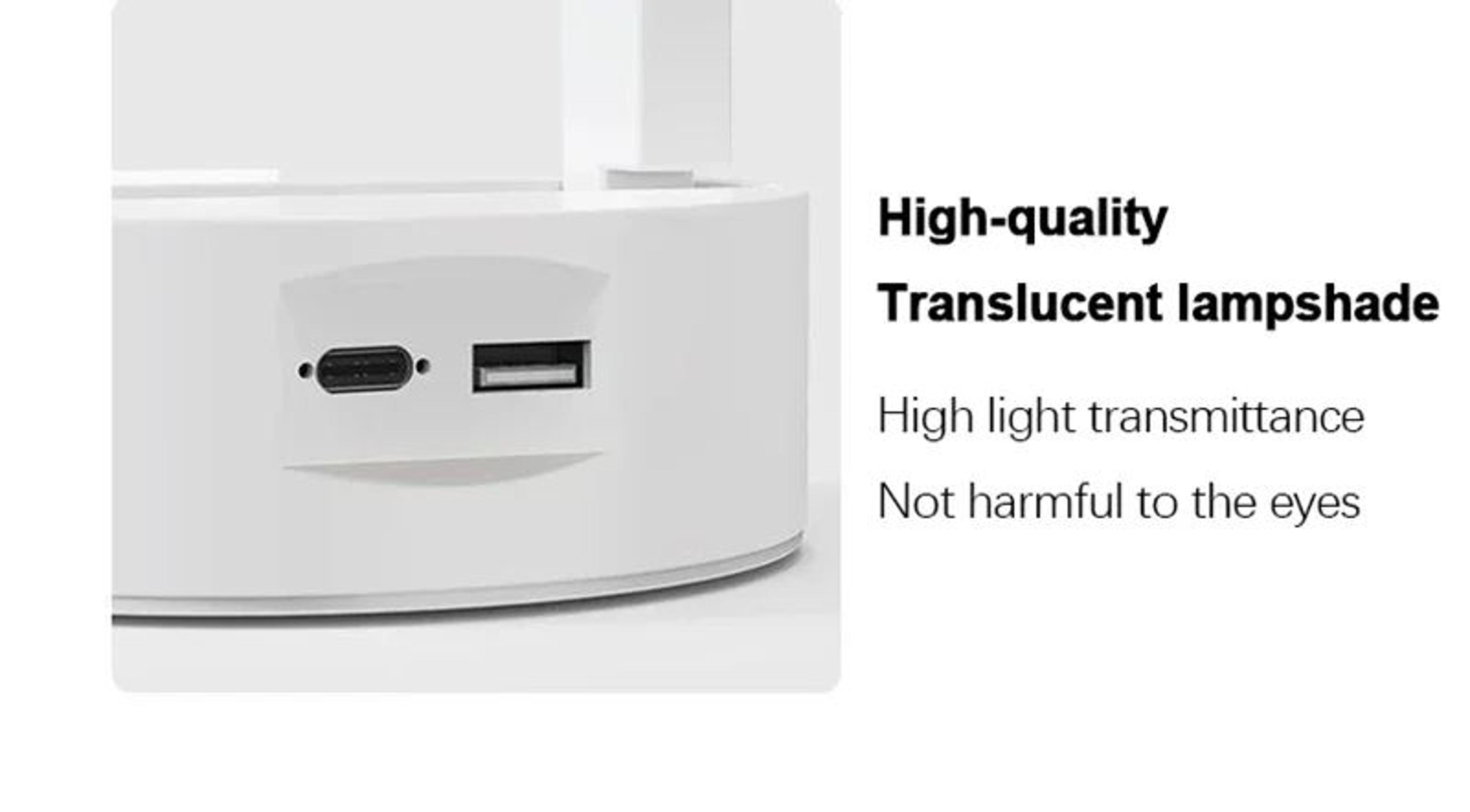 Rechargeable Foldable LED Desk Lamp With Clock 11