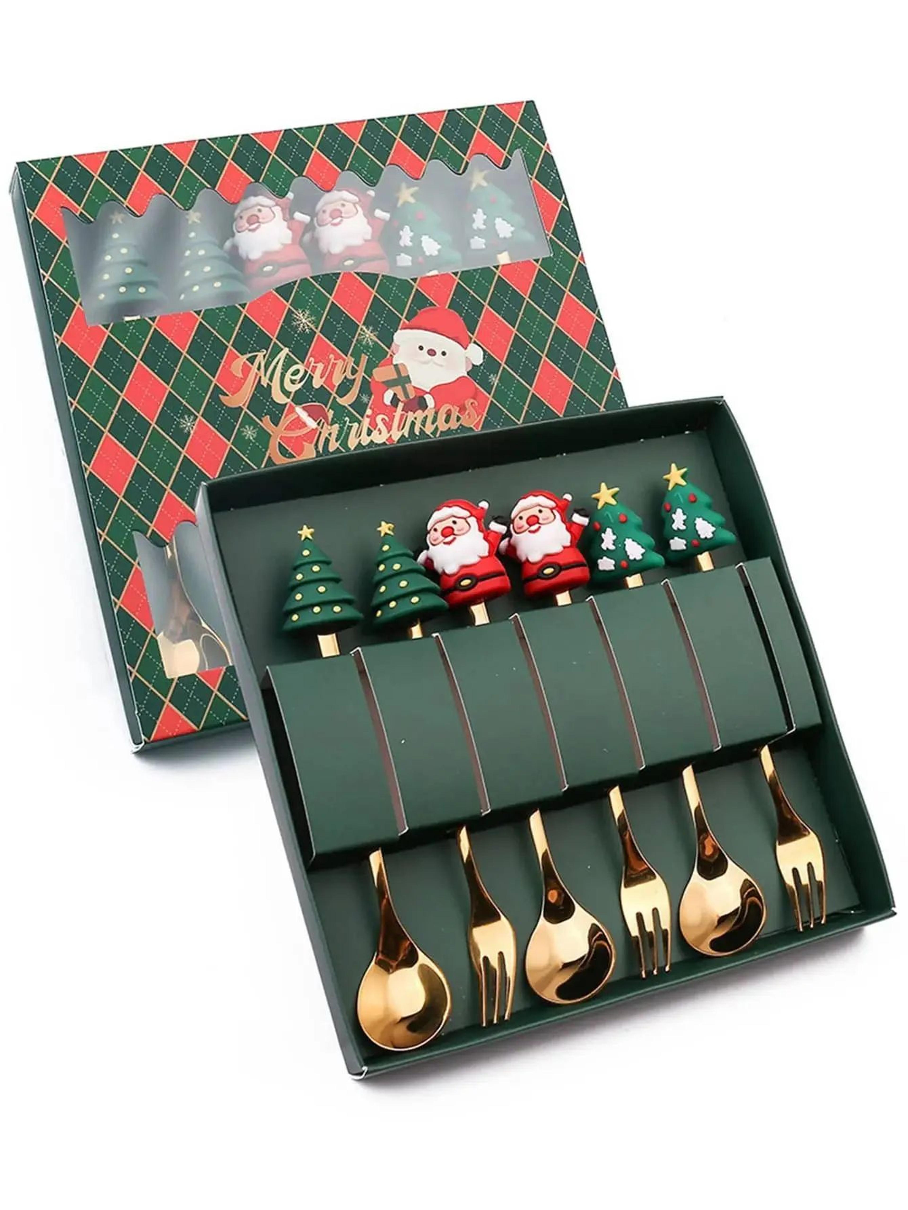 Christmas Themed Stainless Steel Cutlery Set 16