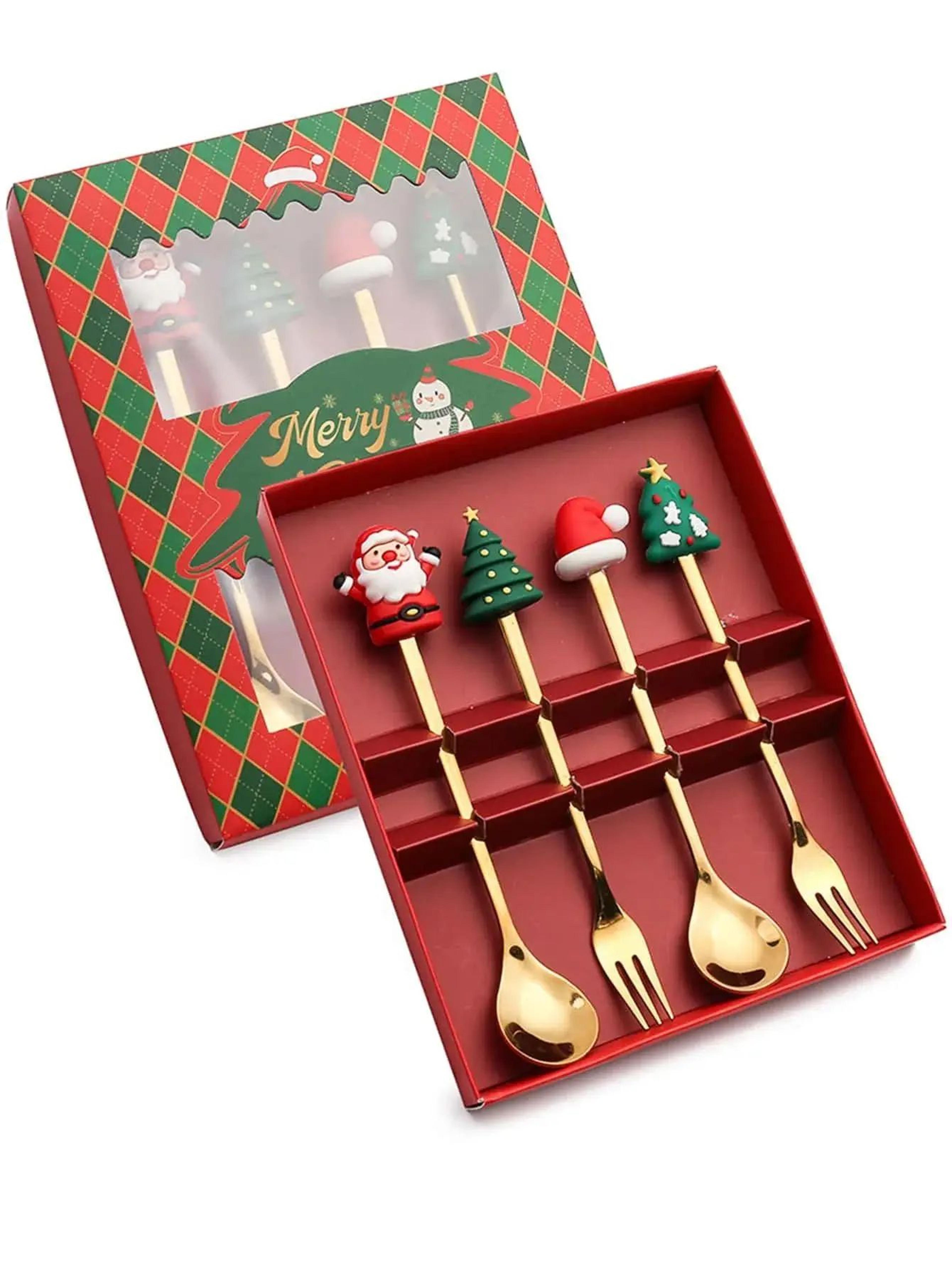 Christmas Themed Stainless Steel Cutlery Set 8