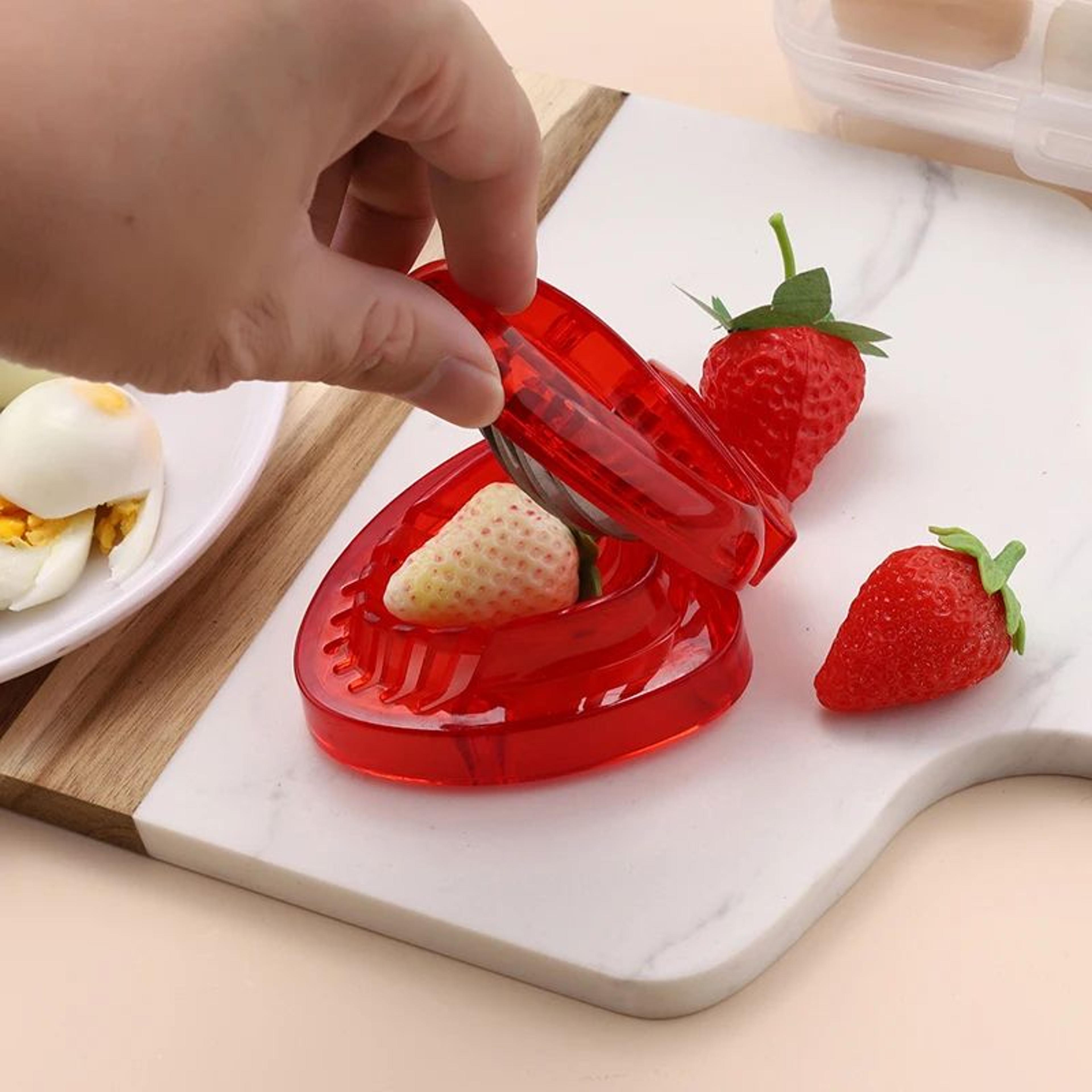 Stainless Steel Strawberry  Fruit Slicer 6