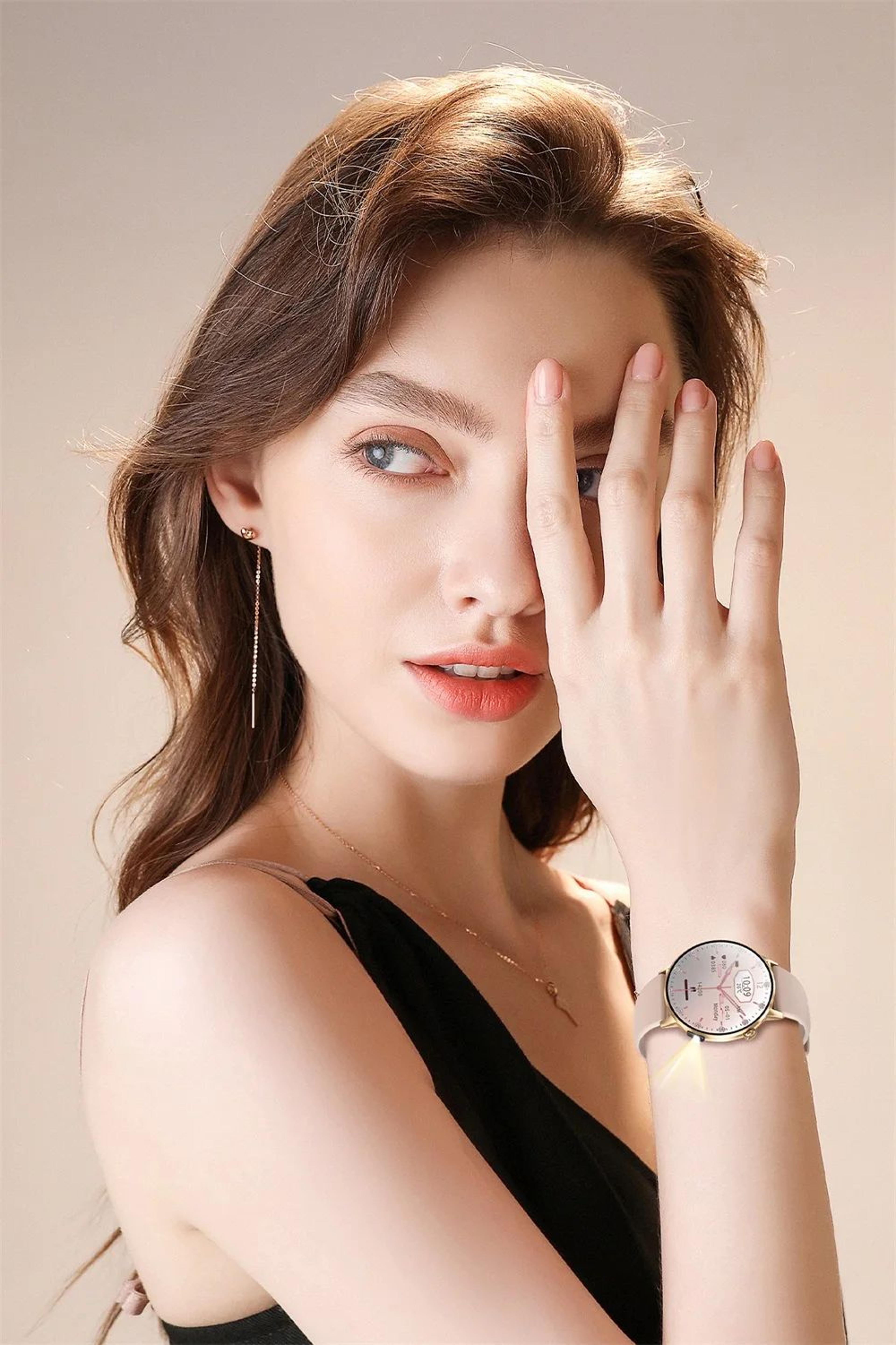 Women AMOLED Bluetooth Calling Smartwatch With Flashlight 6