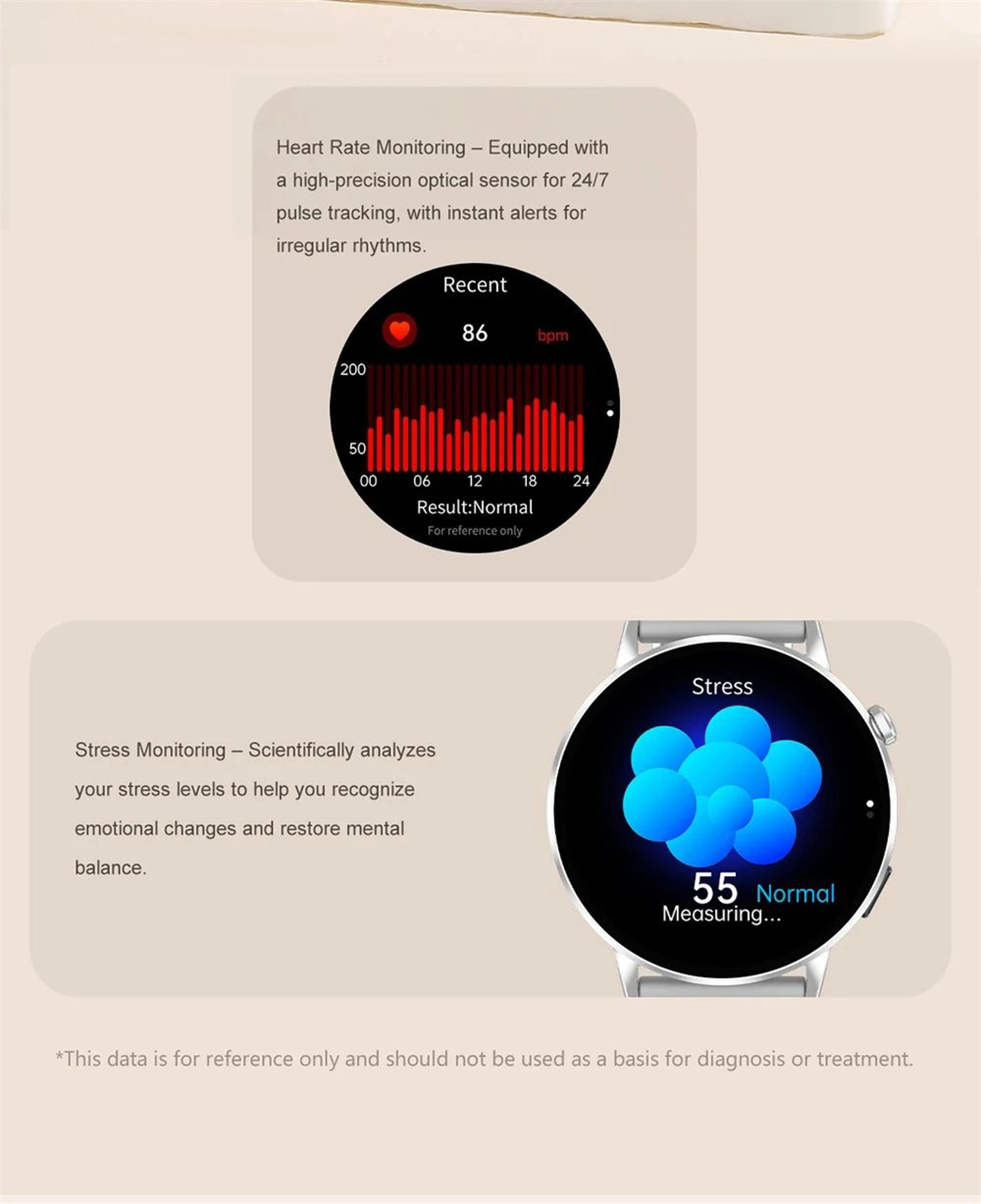 Women AMOLED Bluetooth Calling Smartwatch With Flashlight 13
