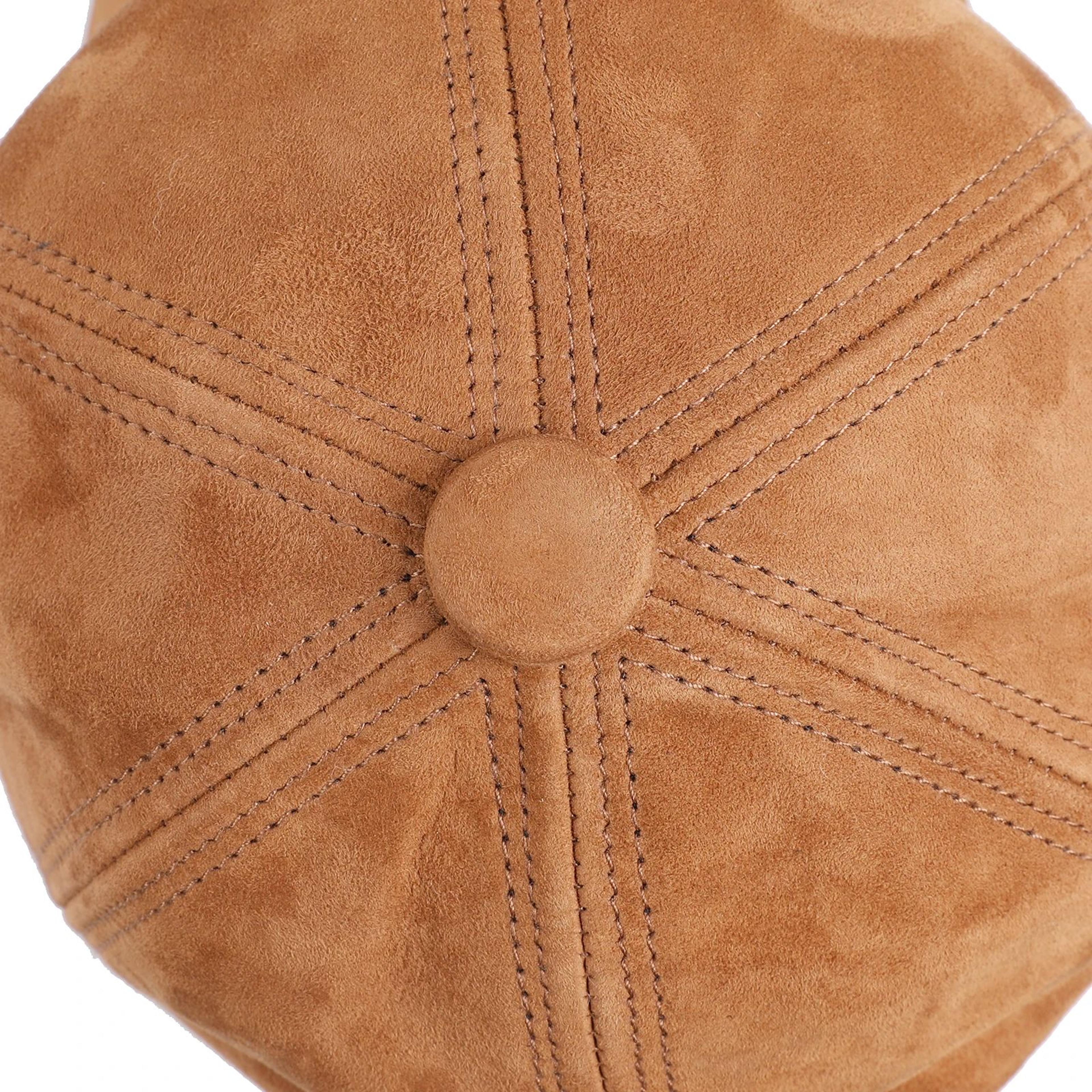 BOONJOVIA Genuine Suede Leather Baseball Cap 4