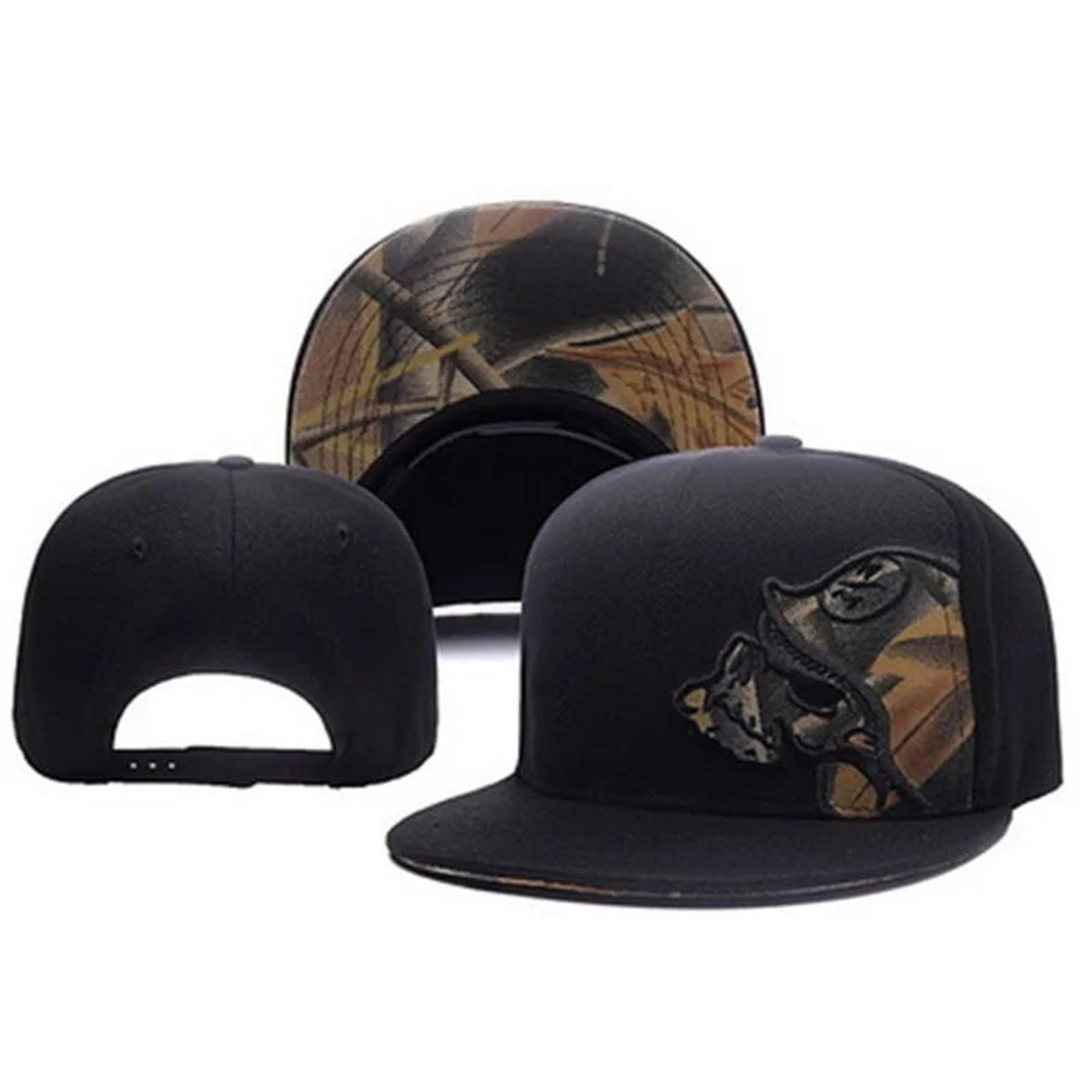 Skeleton Hand Flat Bill Snapback Baseball Cap 1