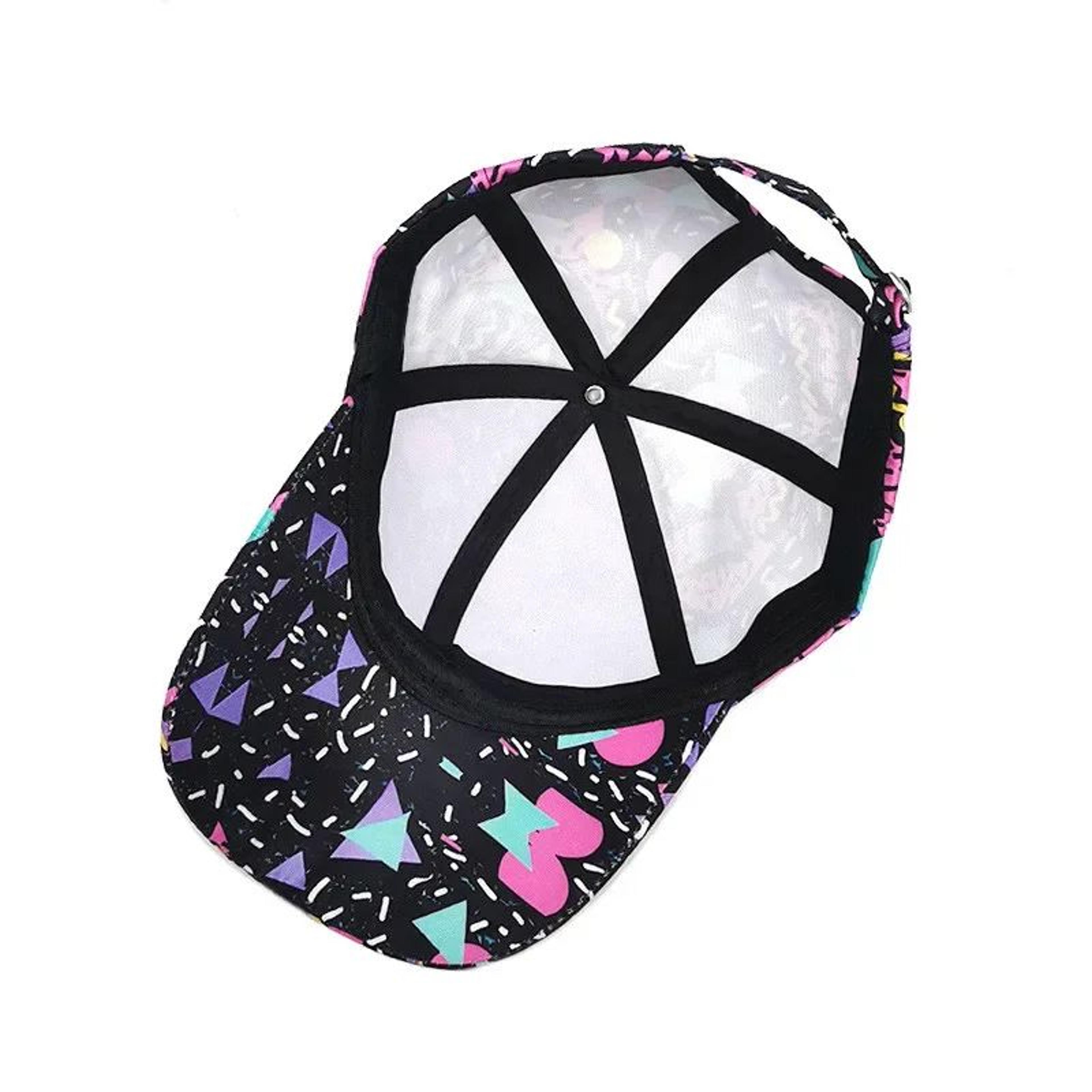 Graffiti Print Adjustable Snapback Baseball Cap 7