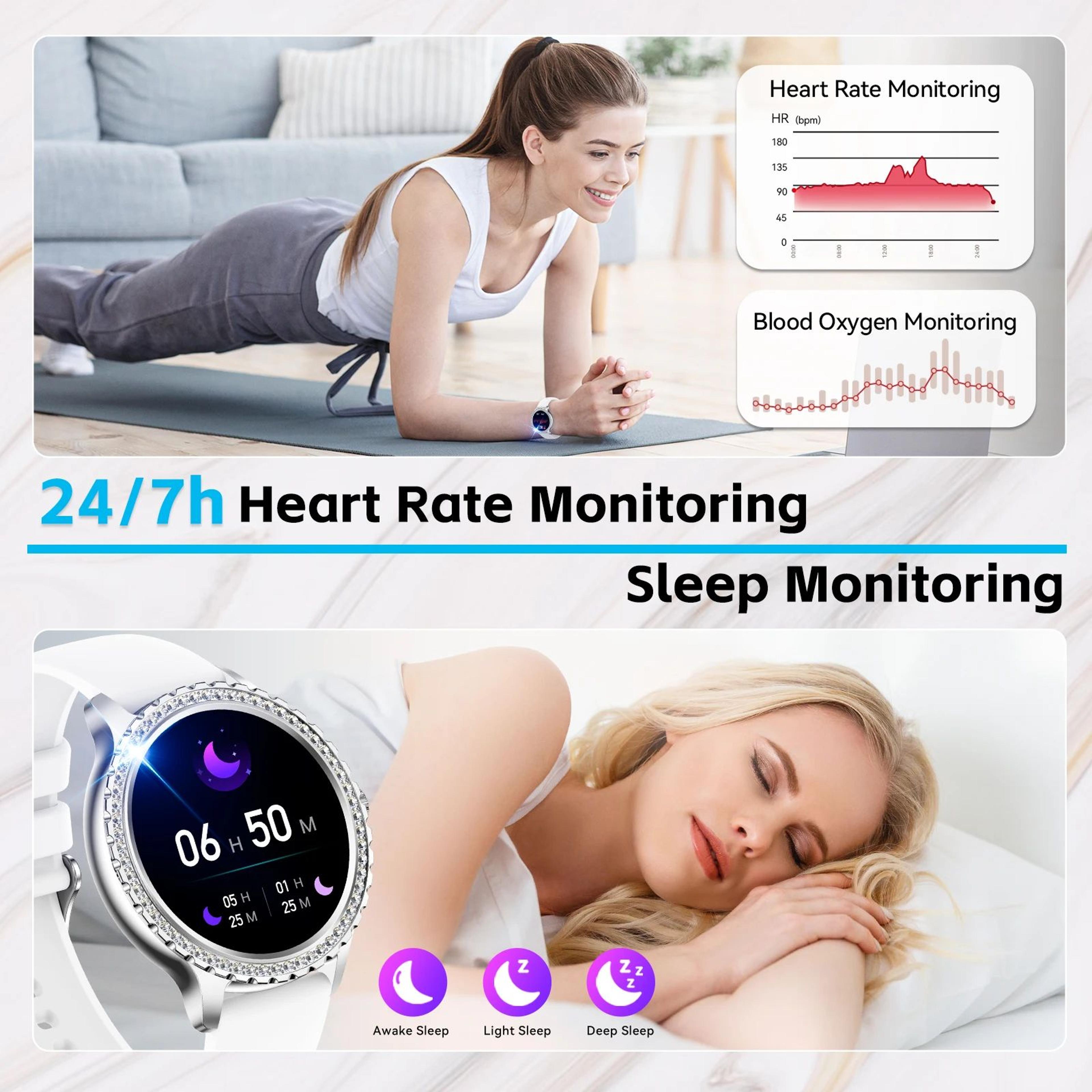 LaNikar Smart Watch For Women Fitness And Health Tracker 3