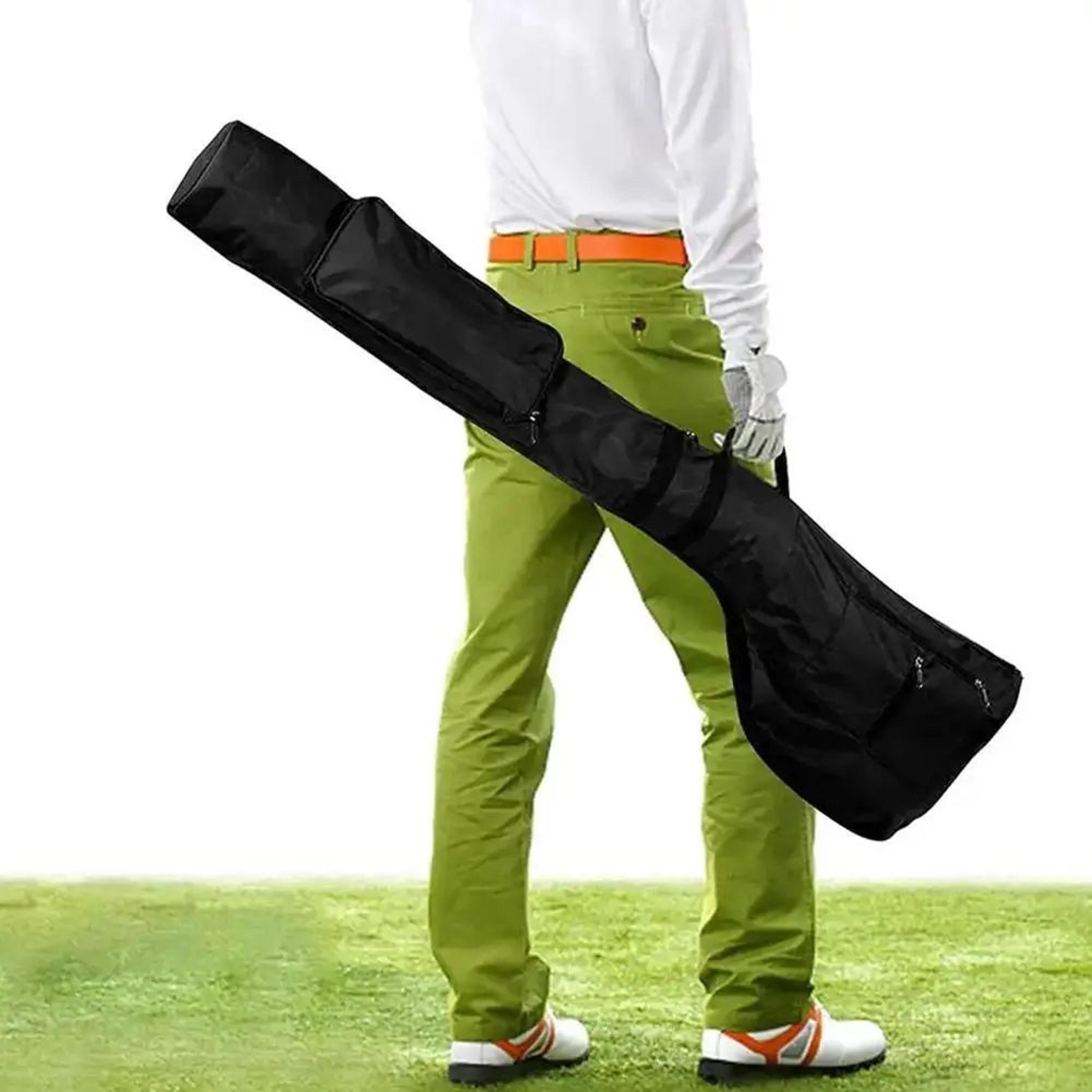 portable golf sunday bag foldable mini golf club carry bag
