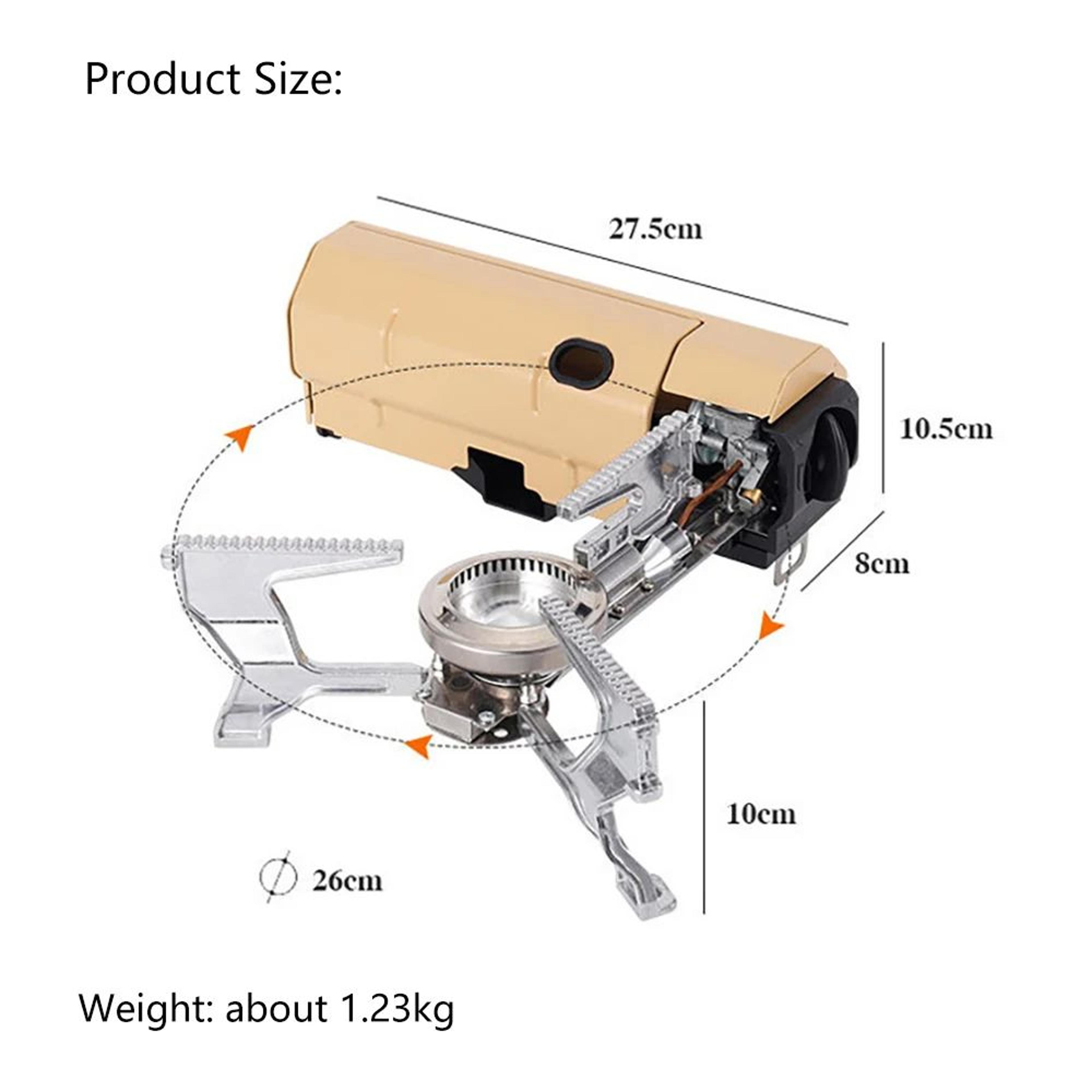 TARKA Portable Camping Gas Stove 2600W Folding Burner 2
