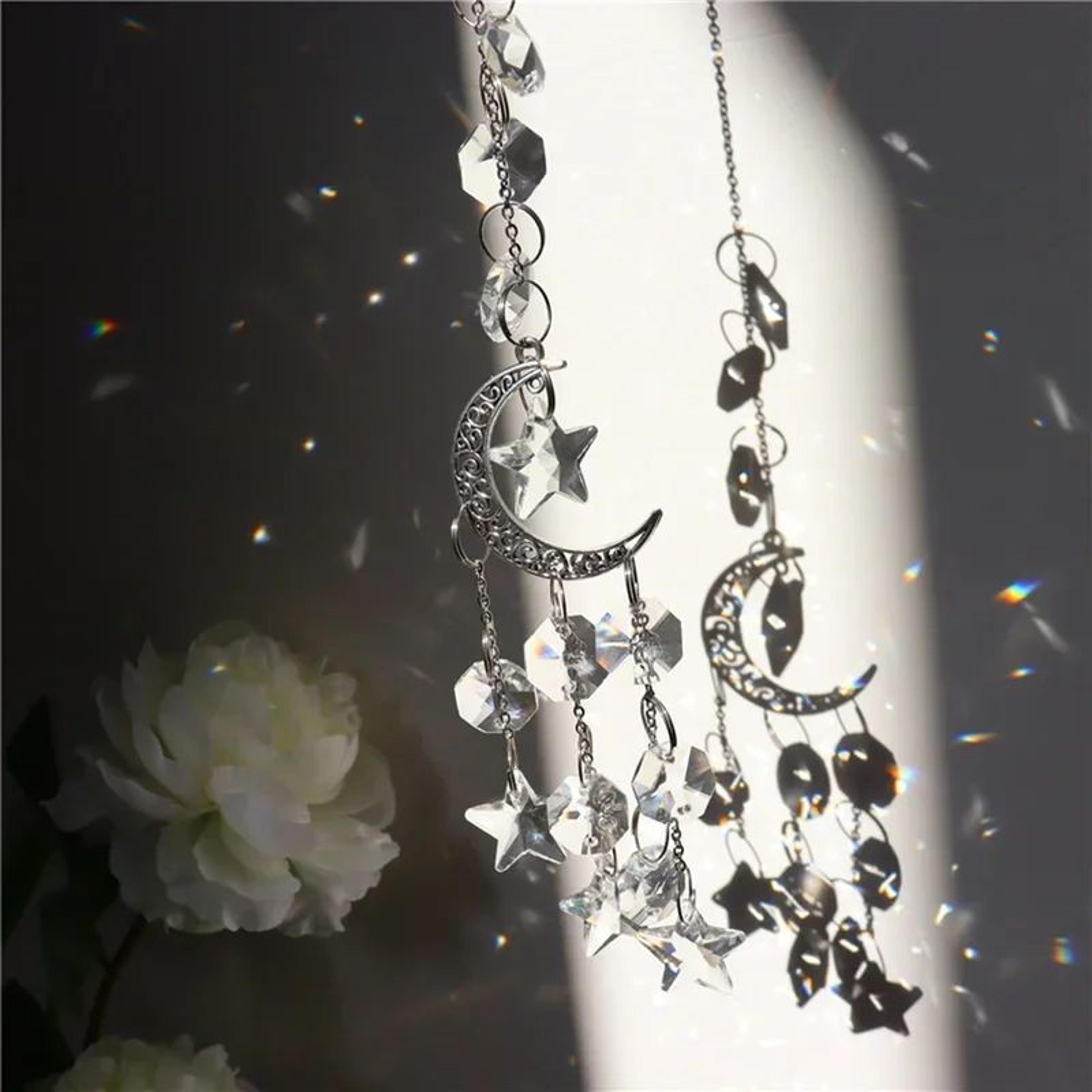 Crystal Rainbow Sun Catcher Glass Prism Hanging Decor 2