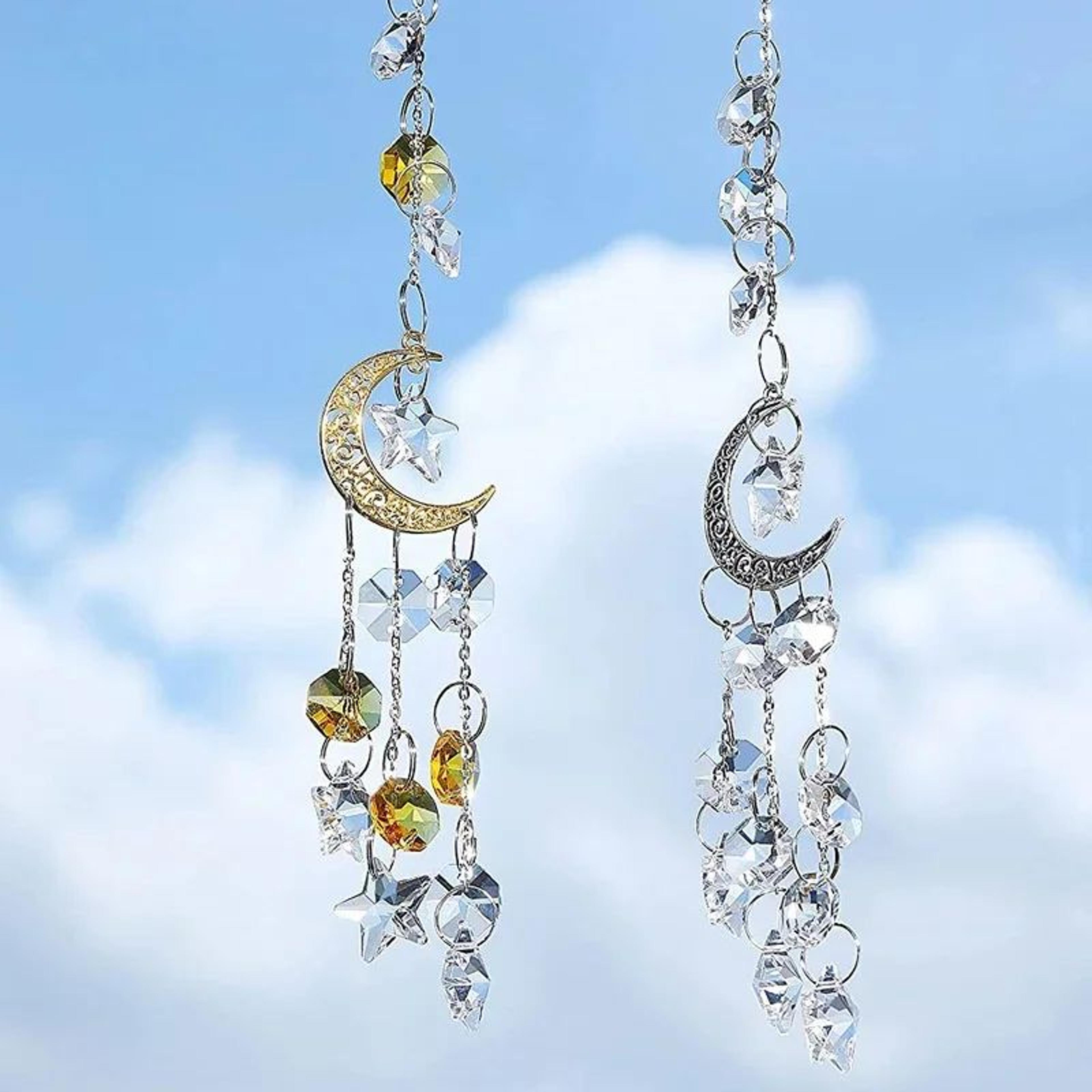 Crystal Rainbow Sun Catcher Glass Prism Hanging Decor 4