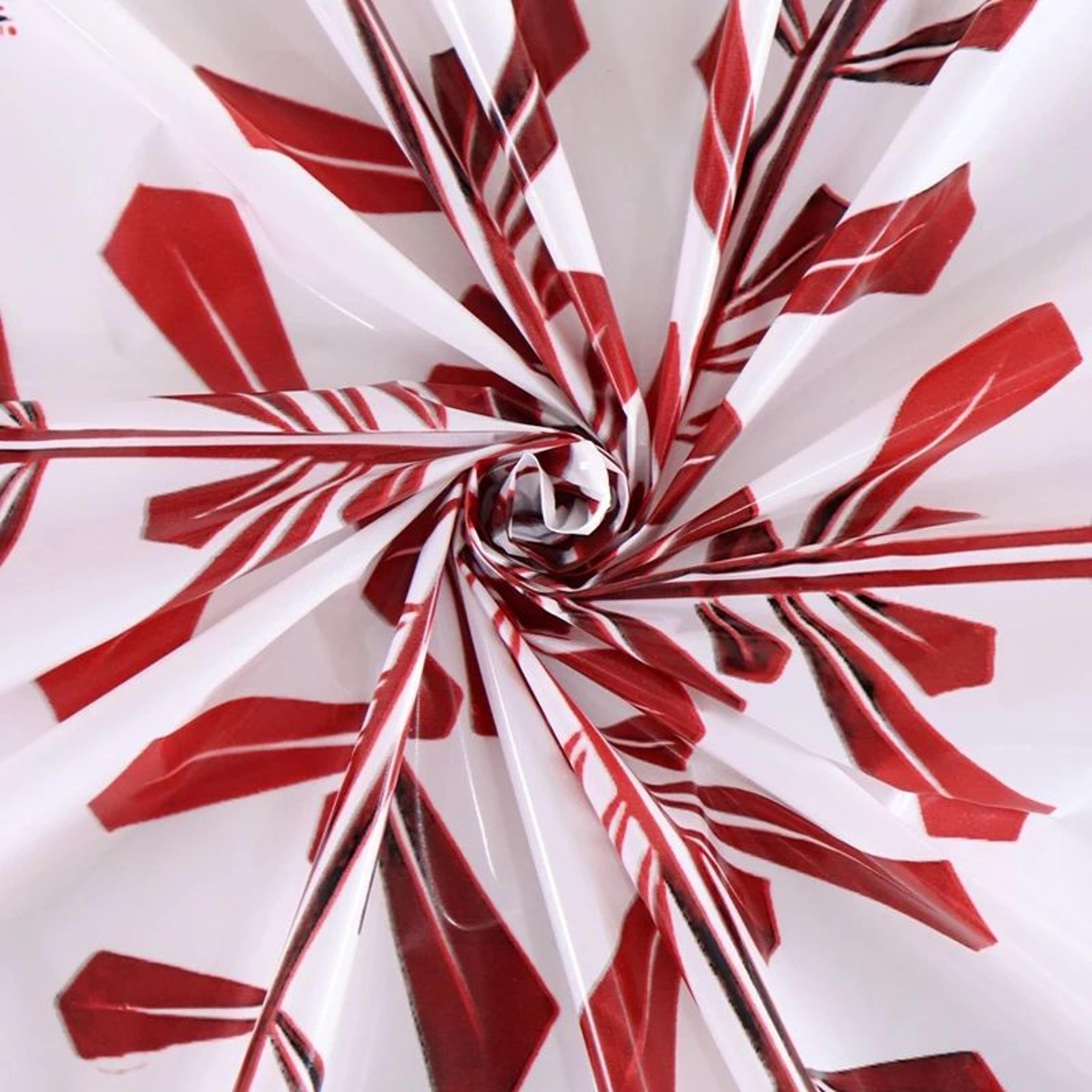 Merry Christmas PE Tablecloth Holiday Party Table Cover 7