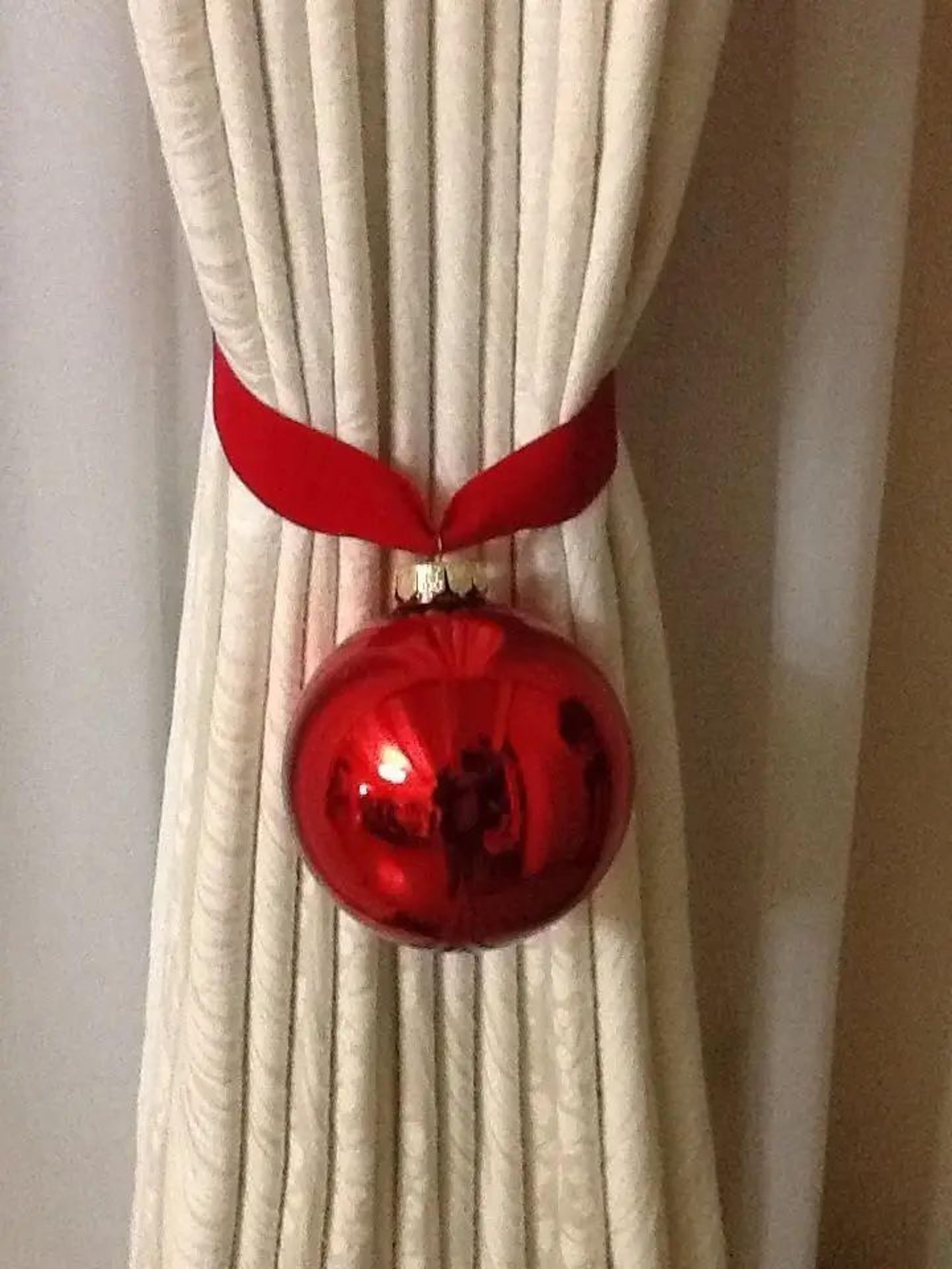 Large Colorful Christmas Ball Ornaments Set Of 3 10