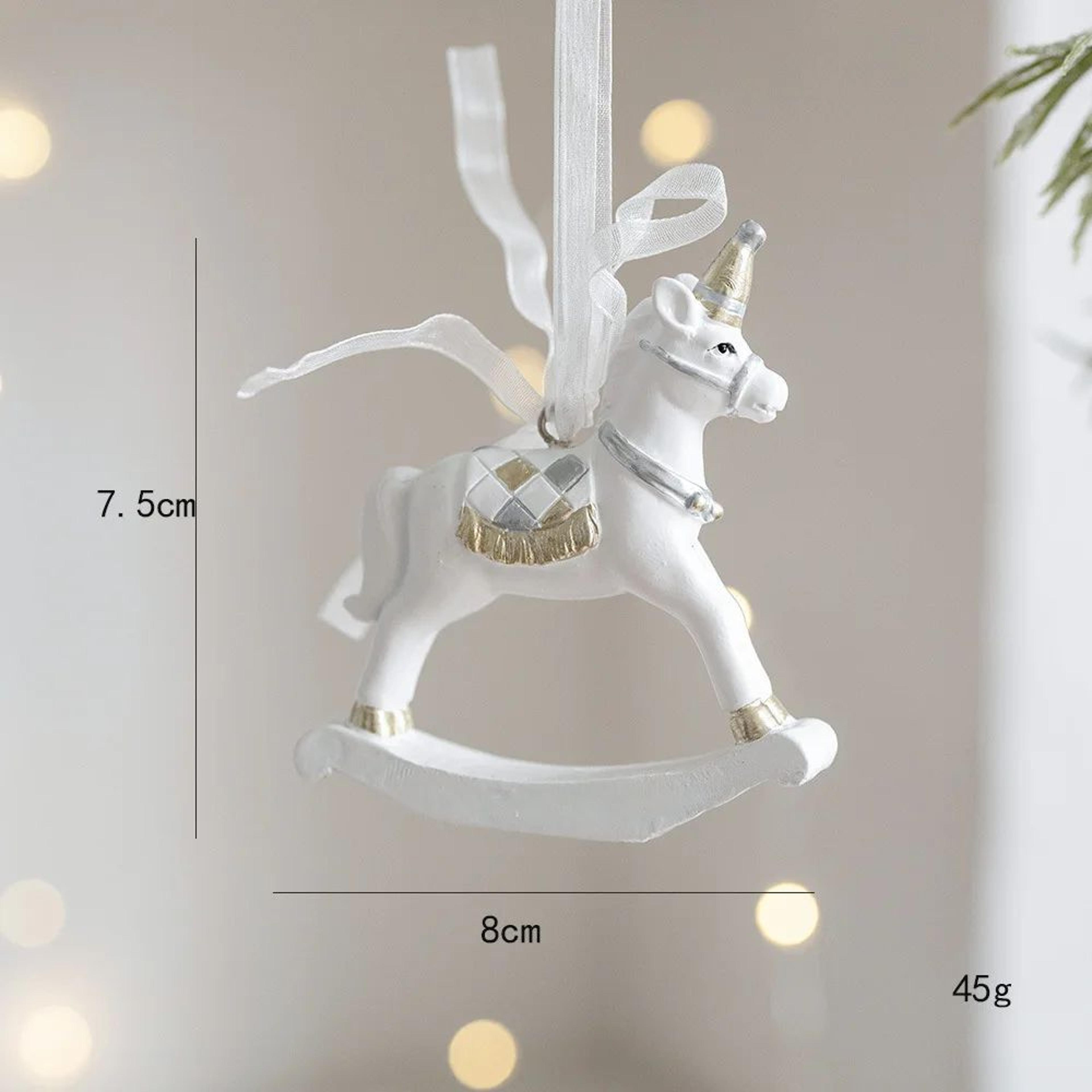 Retro 3D Christmas Tree Bell Resin Ornament 10