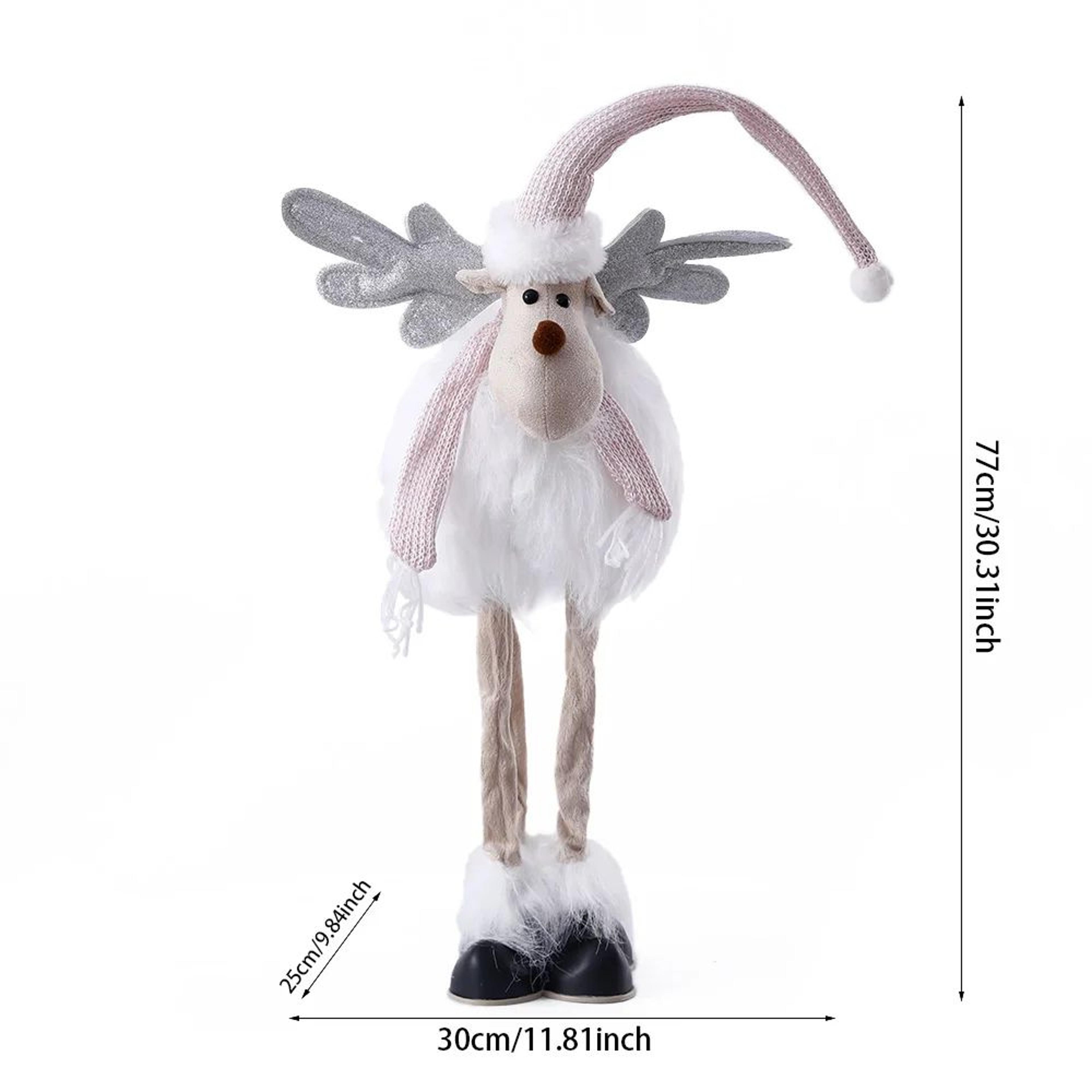 Large Standing Lighted Christmas Reindeer Figurine 14