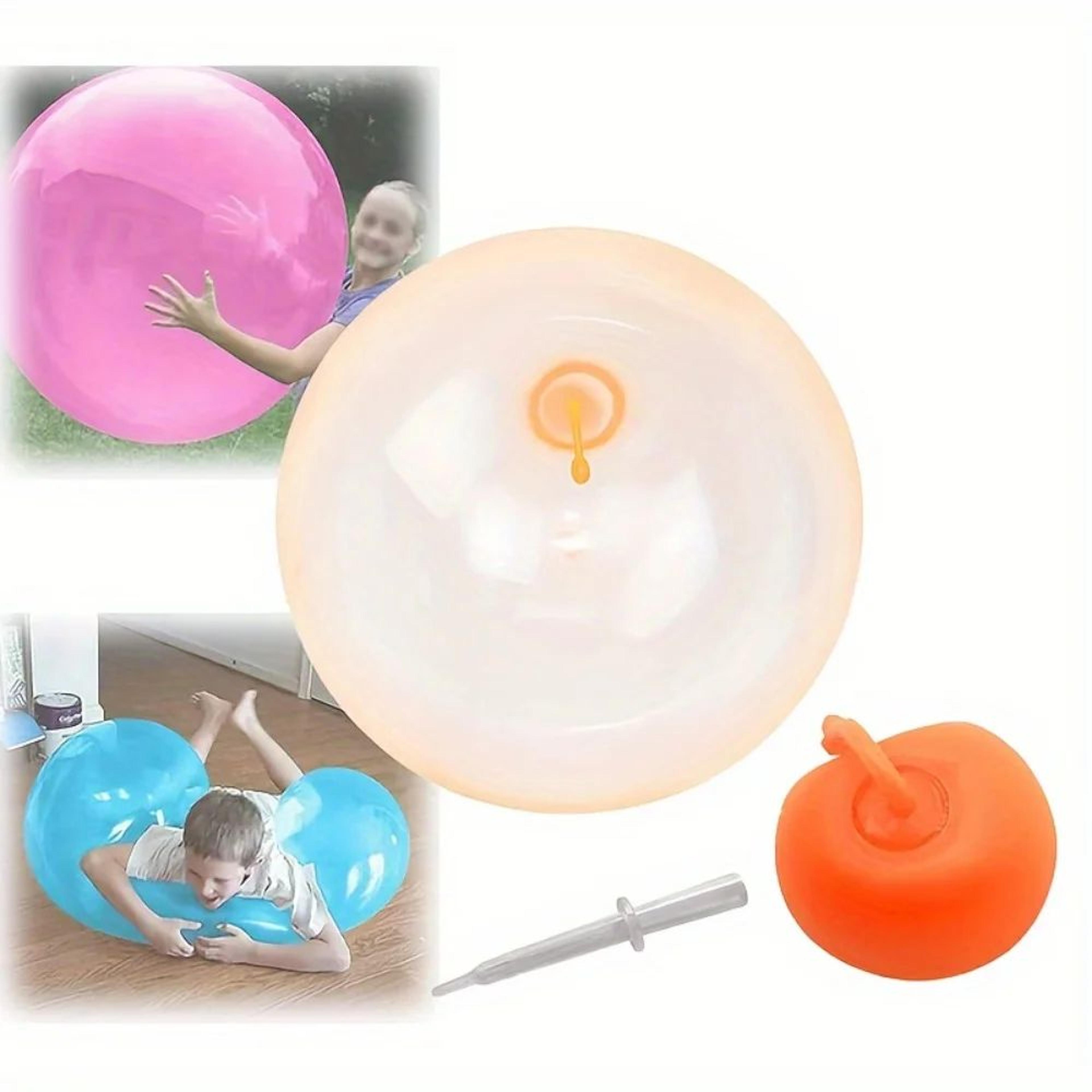Transparent Bubble Ball Blowing Balloon Toy With Stretchy TPR Material 4