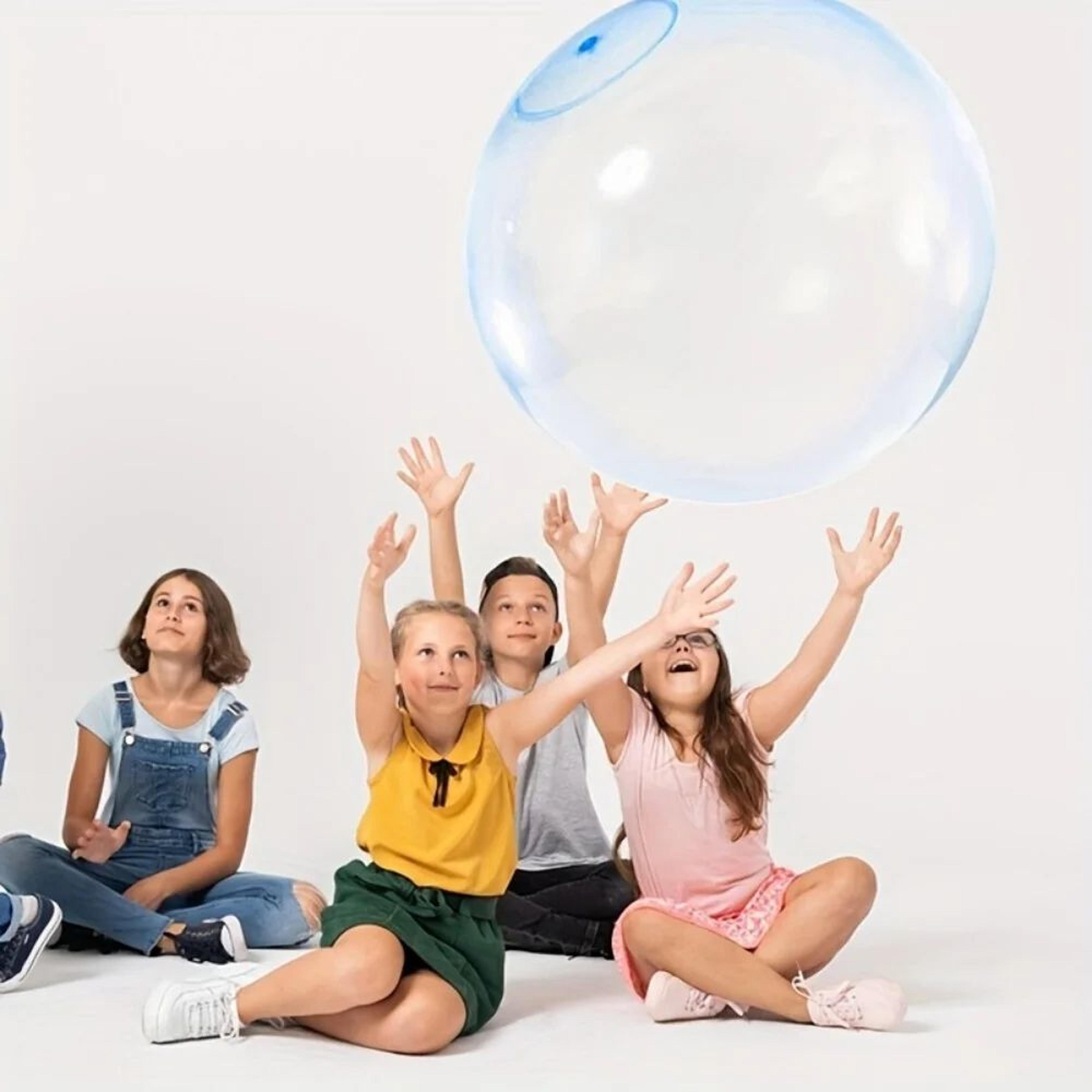Transparent Bubble Ball Blowing Balloon Toy With Stretchy TPR Material 6