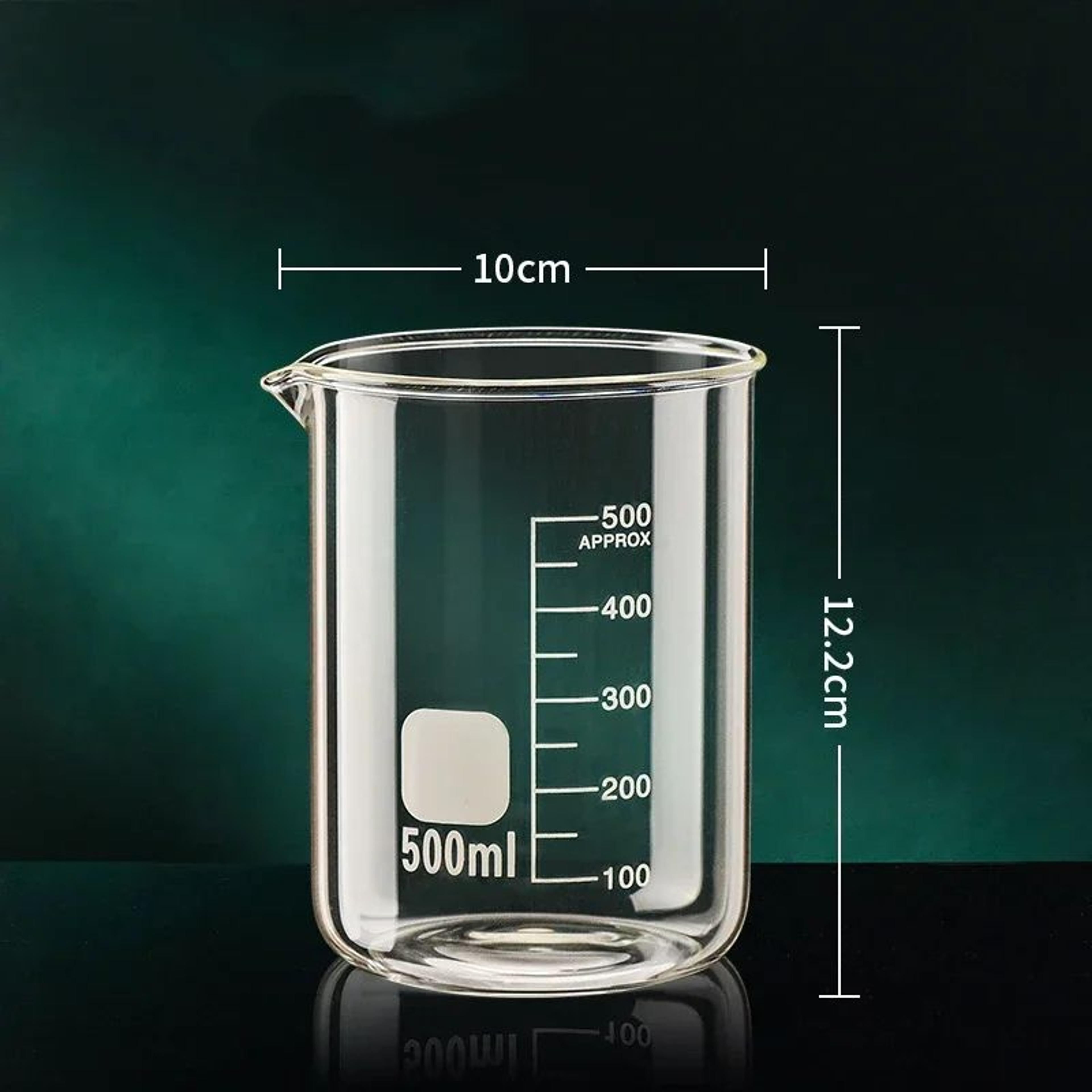 High Borosilicate Glass Measuring Cup Transparent Beaker 501000ml 10