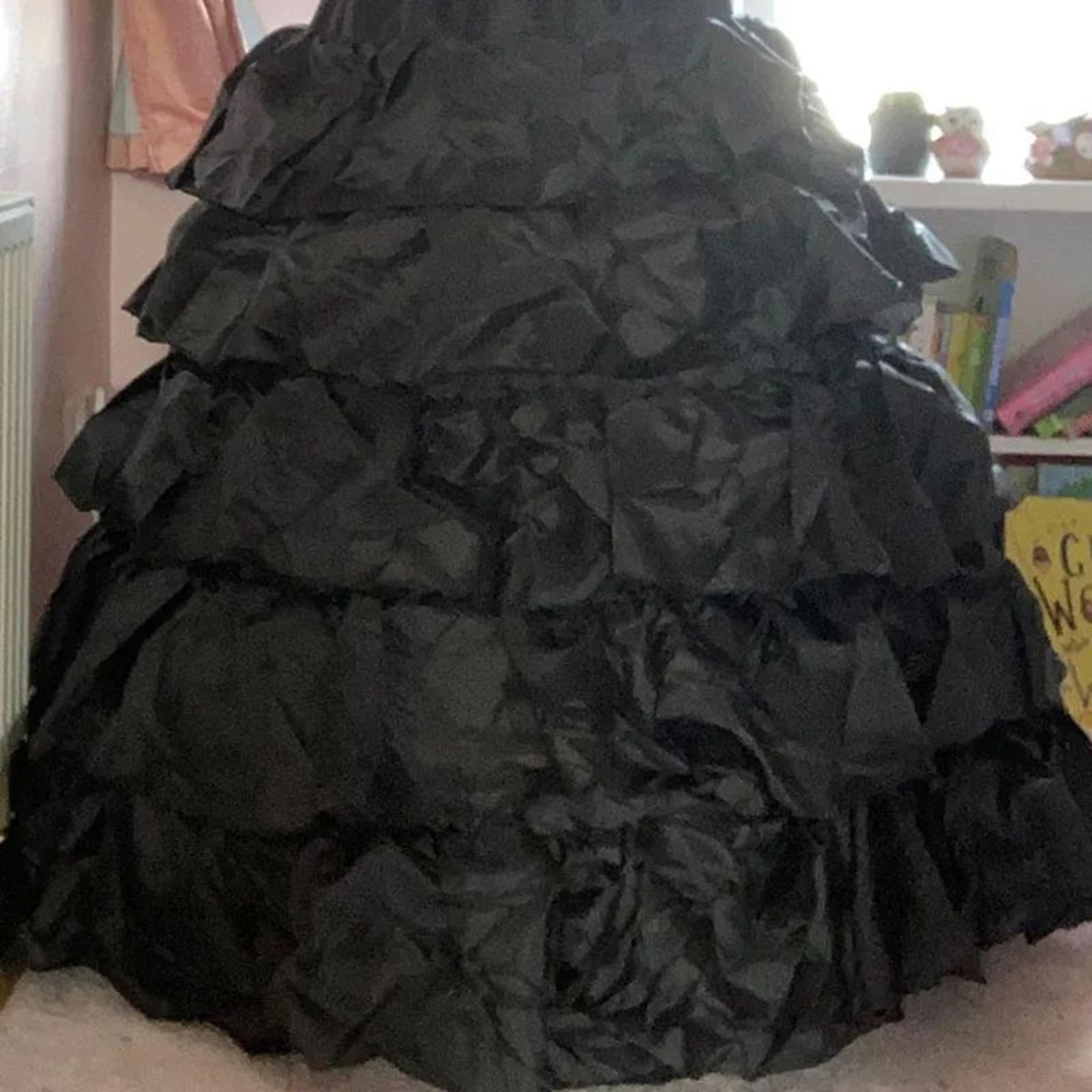 Long 4 Hoop Petticoat Crinoline Underskirt For Ball Gown Wedding Dress 1