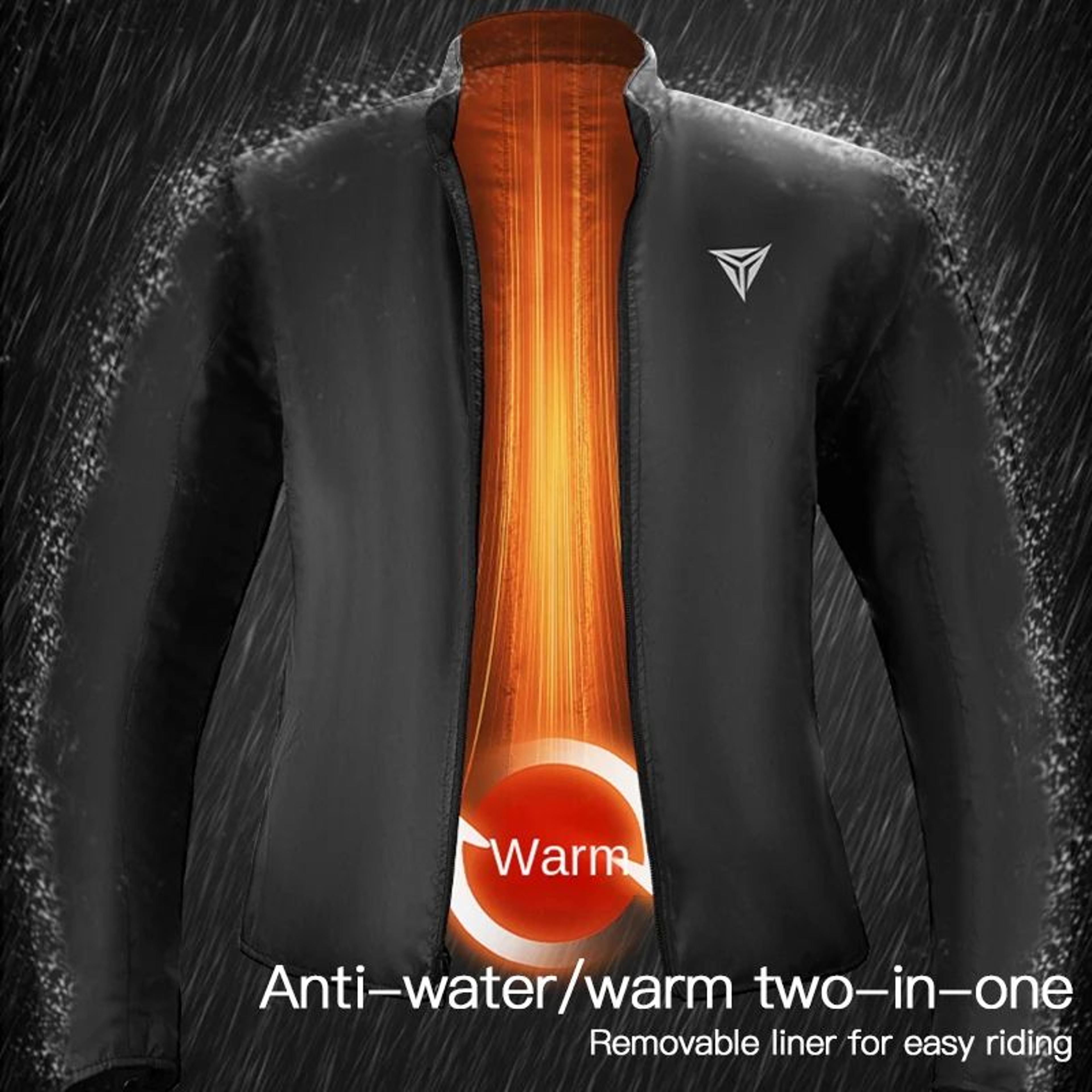 Winter Motorcycle Riding Jacket Windproof CE Protective Gear 4