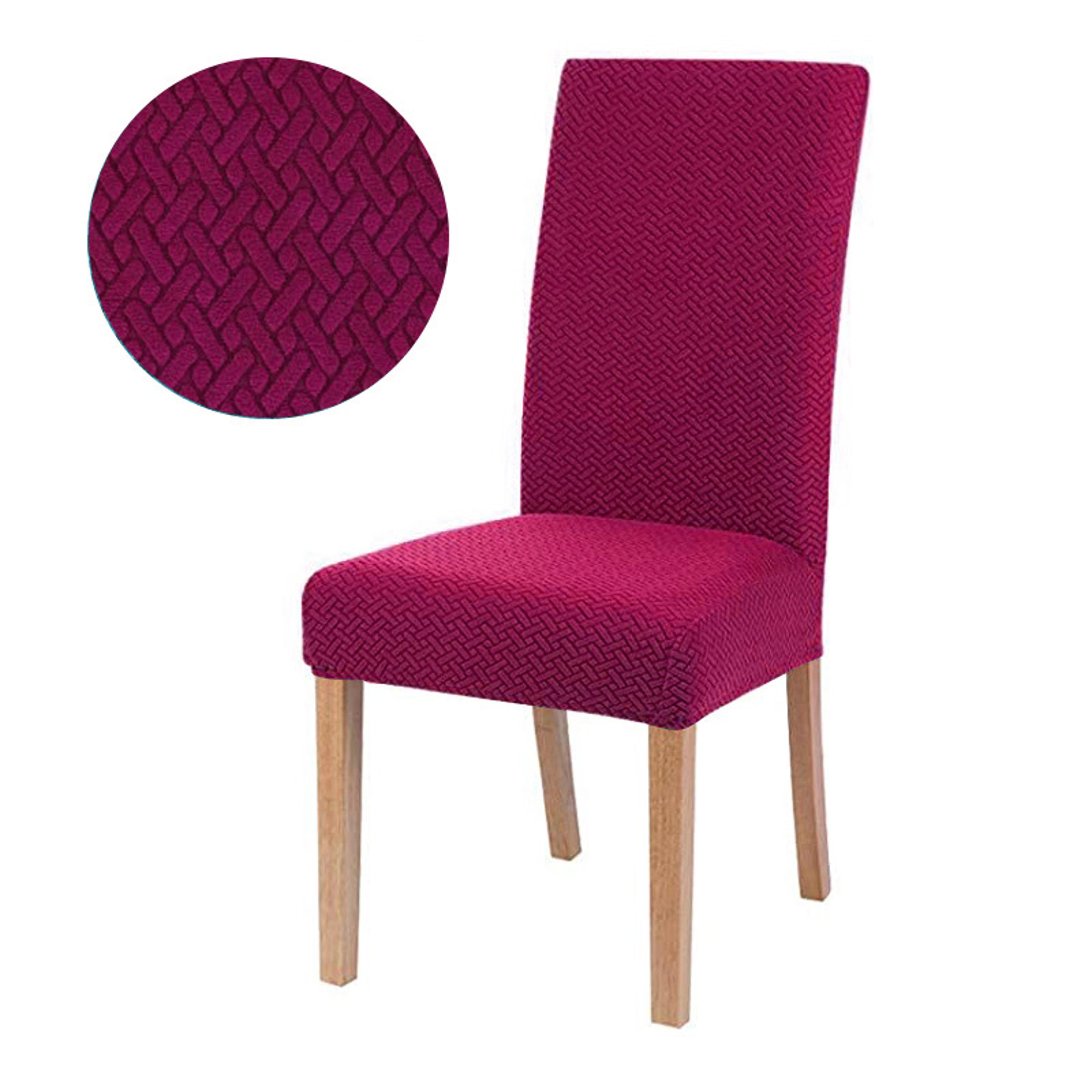 Elastic Chair Cover For Dining Room  Living Room Universal Fit Stretchable Seat Cover 18