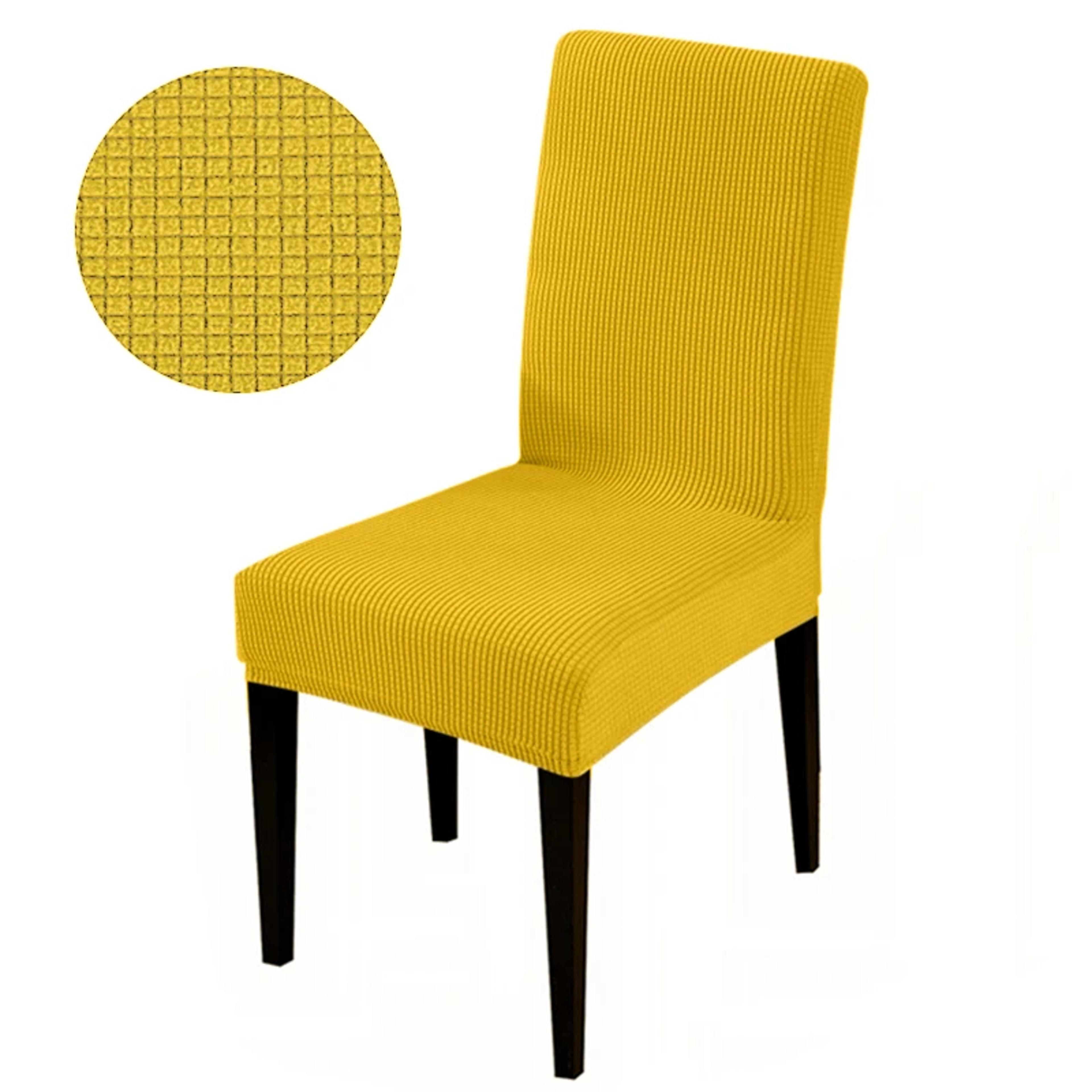 Elastic Chair Cover For Dining Room  Living Room Universal Fit Stretchable Seat Cover 31