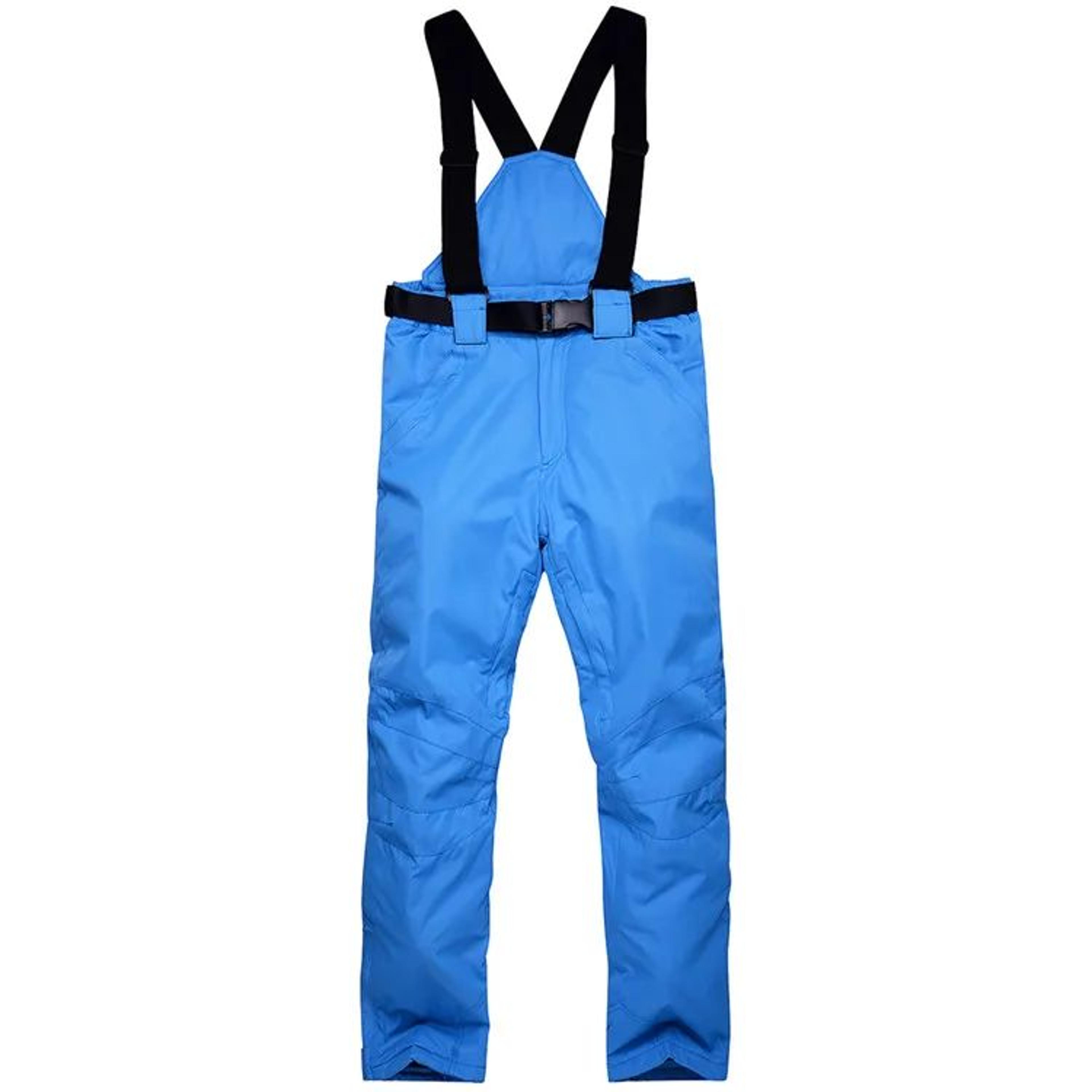 Unisex Waterproof Snowboard Ski Pants With Suspenders 12
