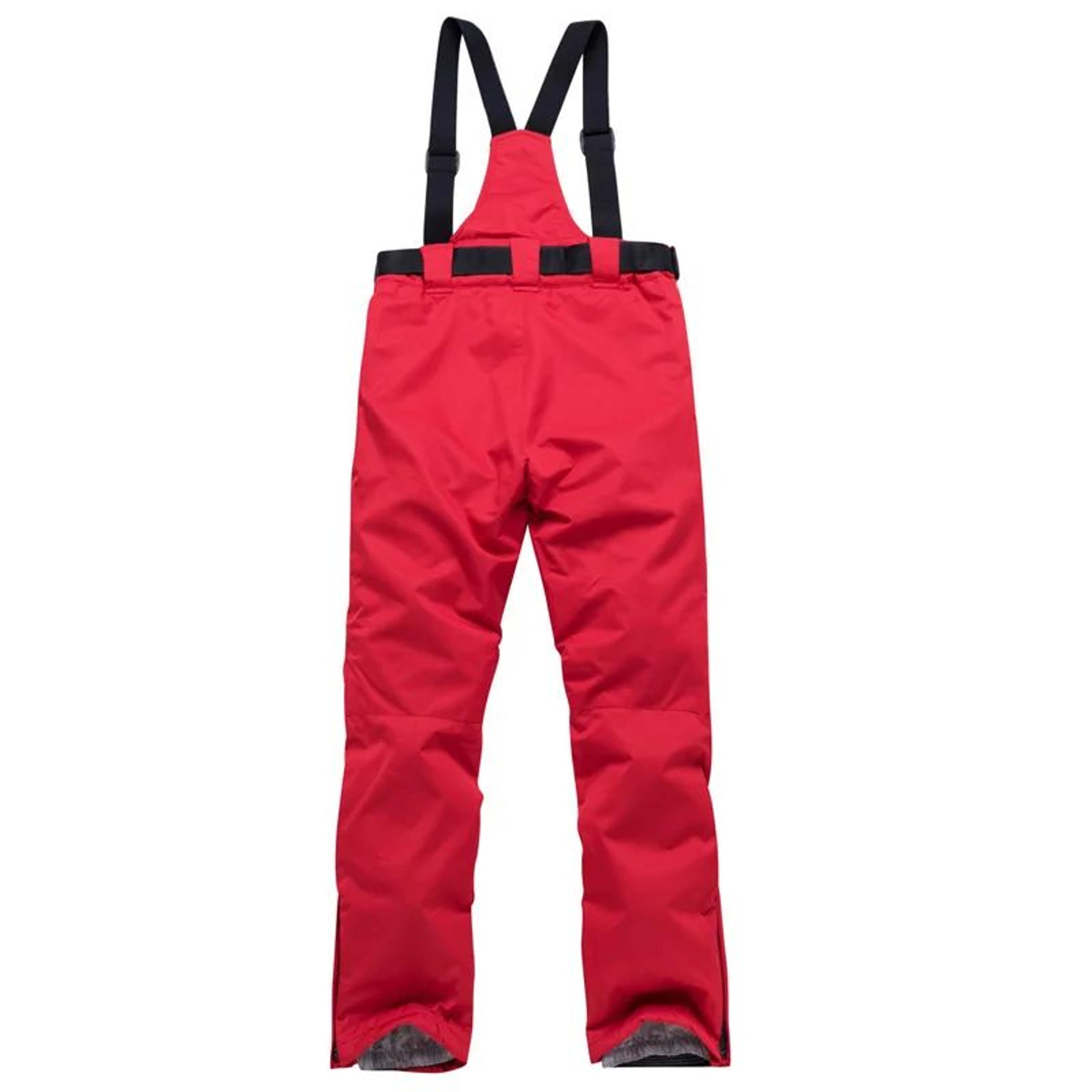 Unisex Waterproof Snowboard Ski Pants With Suspenders 14