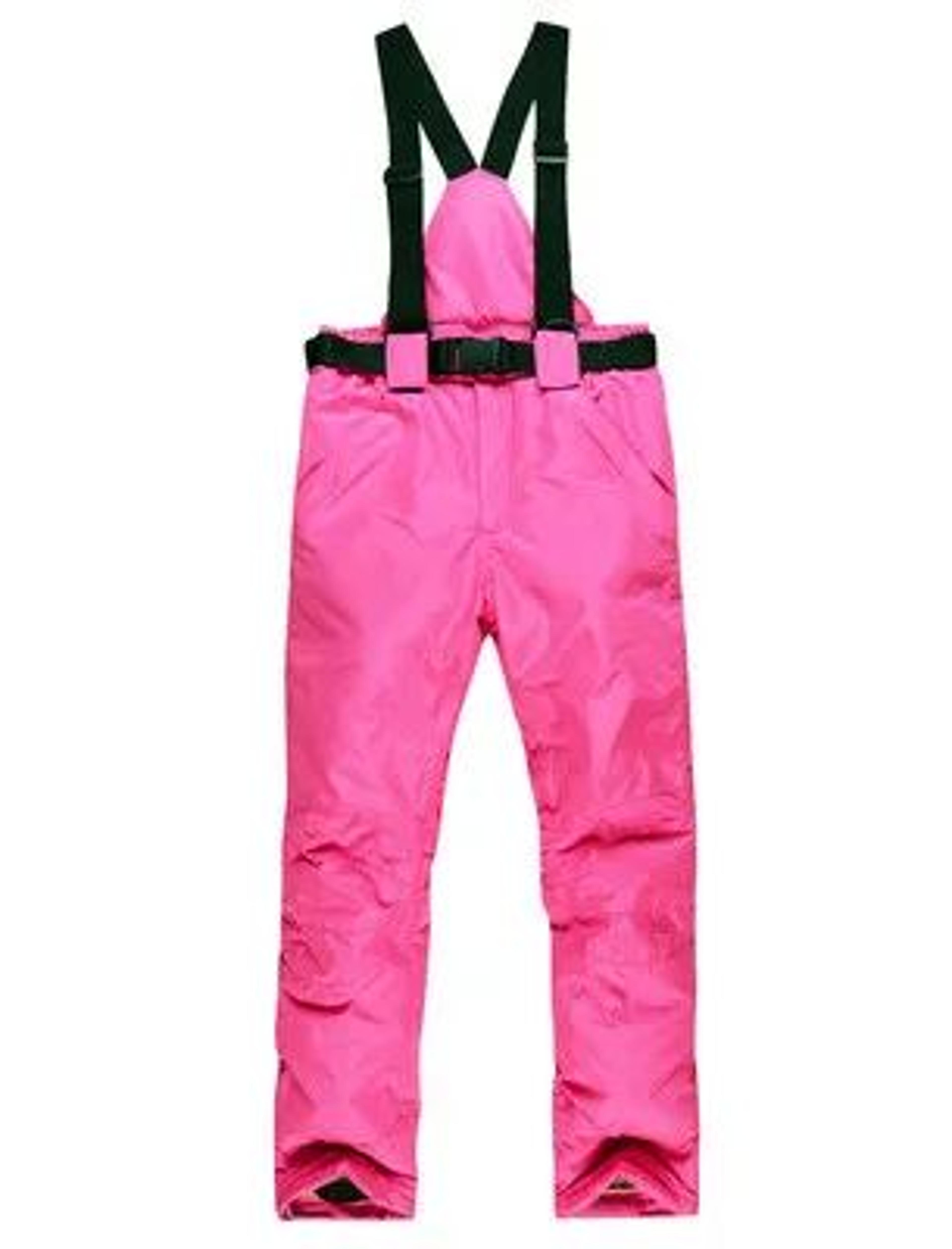 Unisex Waterproof Snowboard Ski Pants With Suspenders 15